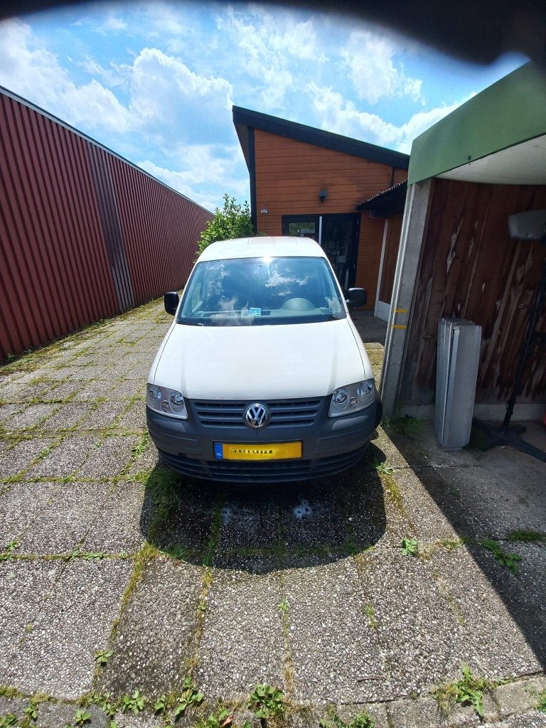VW Caddy met koeling, Voorwielaandrijving, Stof, Volkswagen, Wit