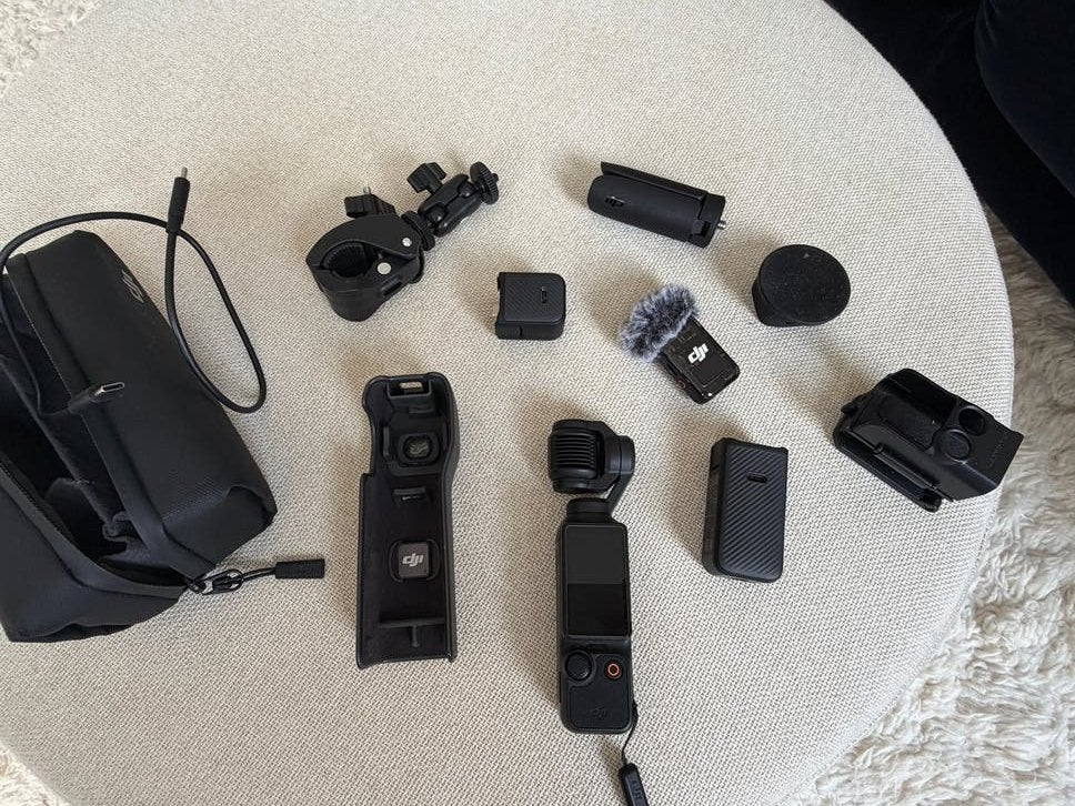 DJI Osmo Pocket 3 creator + extra mounts, Audio, Tv en Foto, Actiecamera's, Ophalen, Zo goed als nieuw, Overige merken