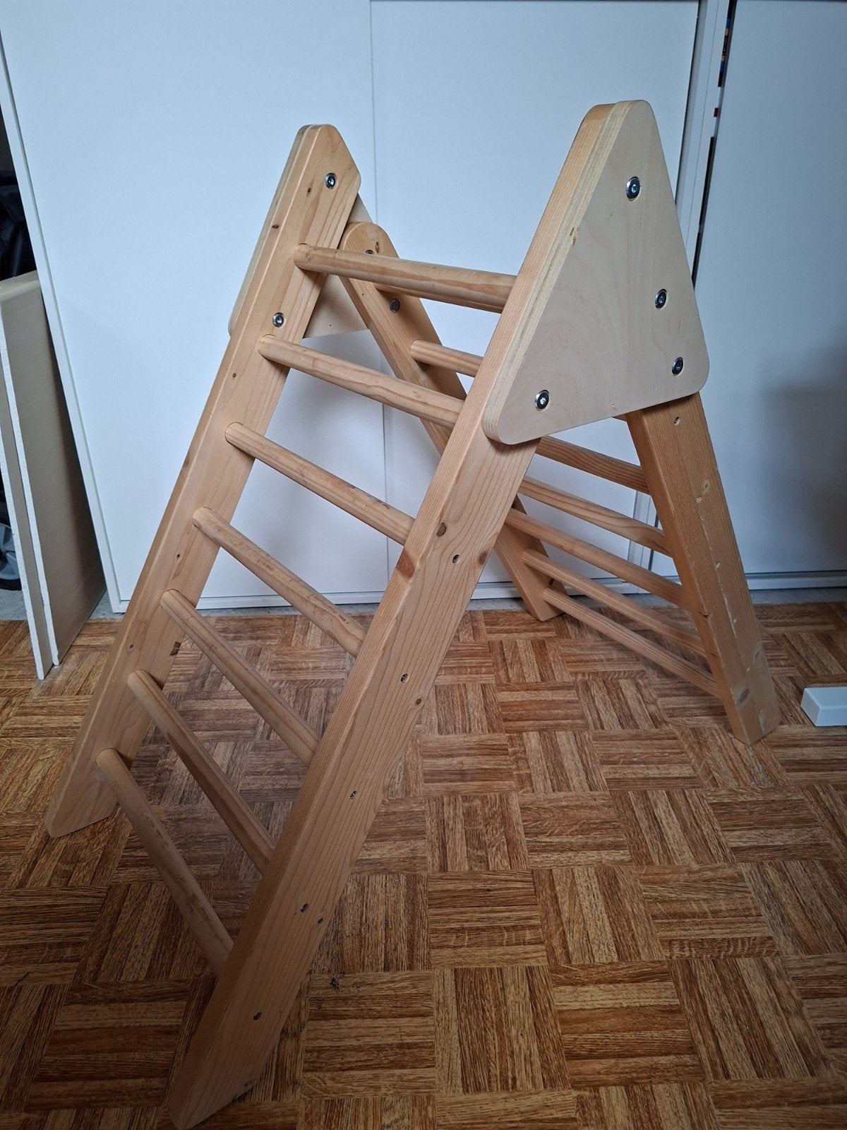 Houten Klimrek / Pikler Driehoek voor Kinderen, Kinderen en Baby's, Ophalen, Gebruikt, Klimwand