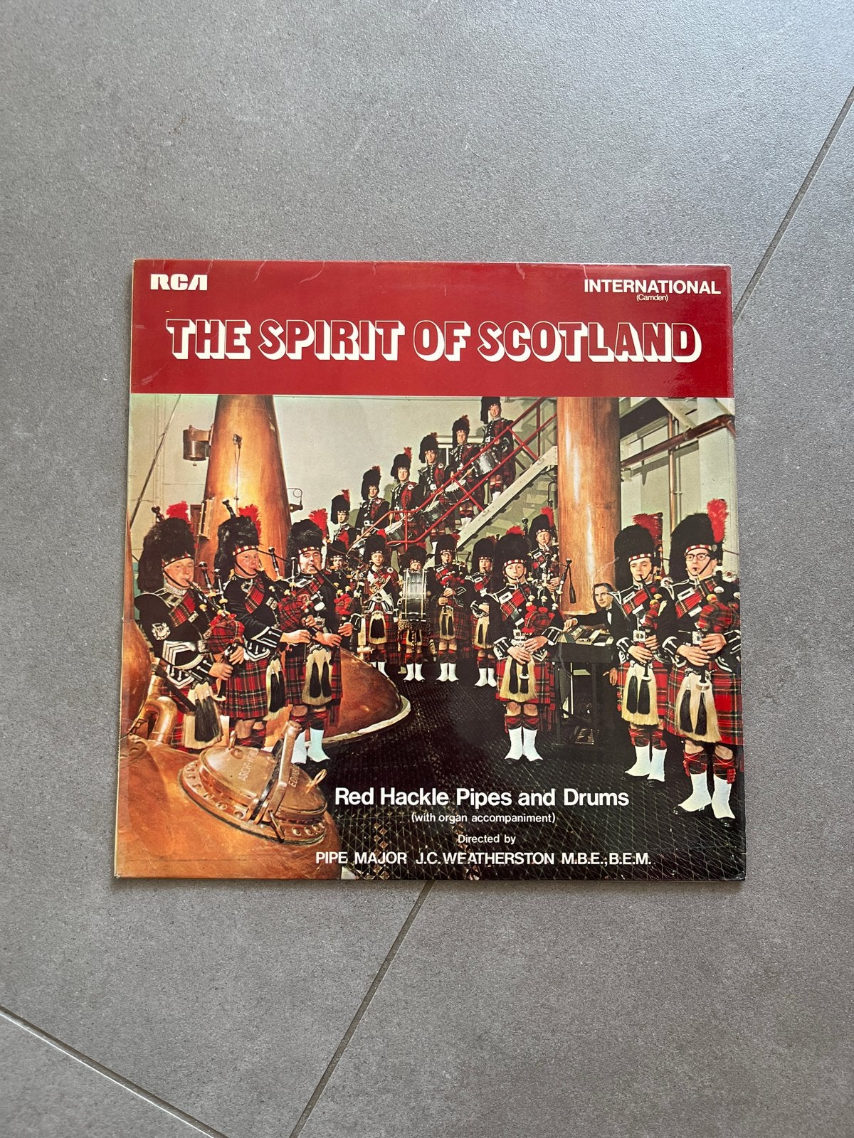 The Spirit of Scotland - Red Hackle Pipes and Drums LP, Ophalen of Verzenden, 1970 - 1979, Gebruikt, 12 inch