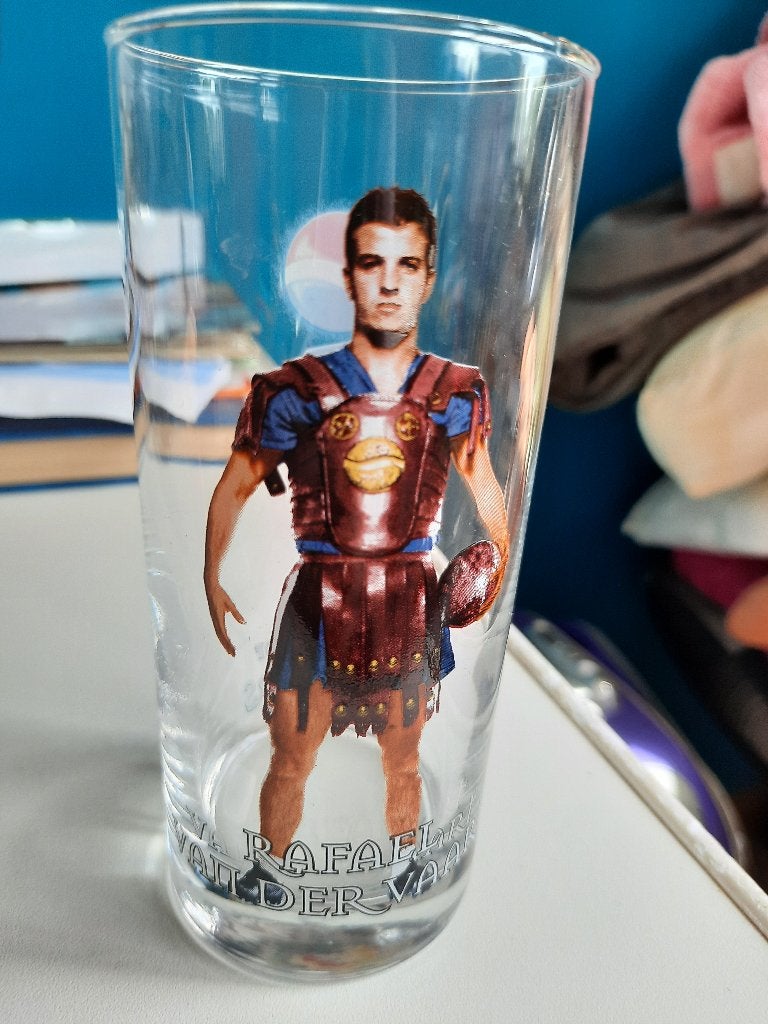 Pepsi glas Battle of the Stars, Rafael van der Vaart, Verzamelen, Ophalen of Verzenden, Zo goed als nieuw, Overige typen