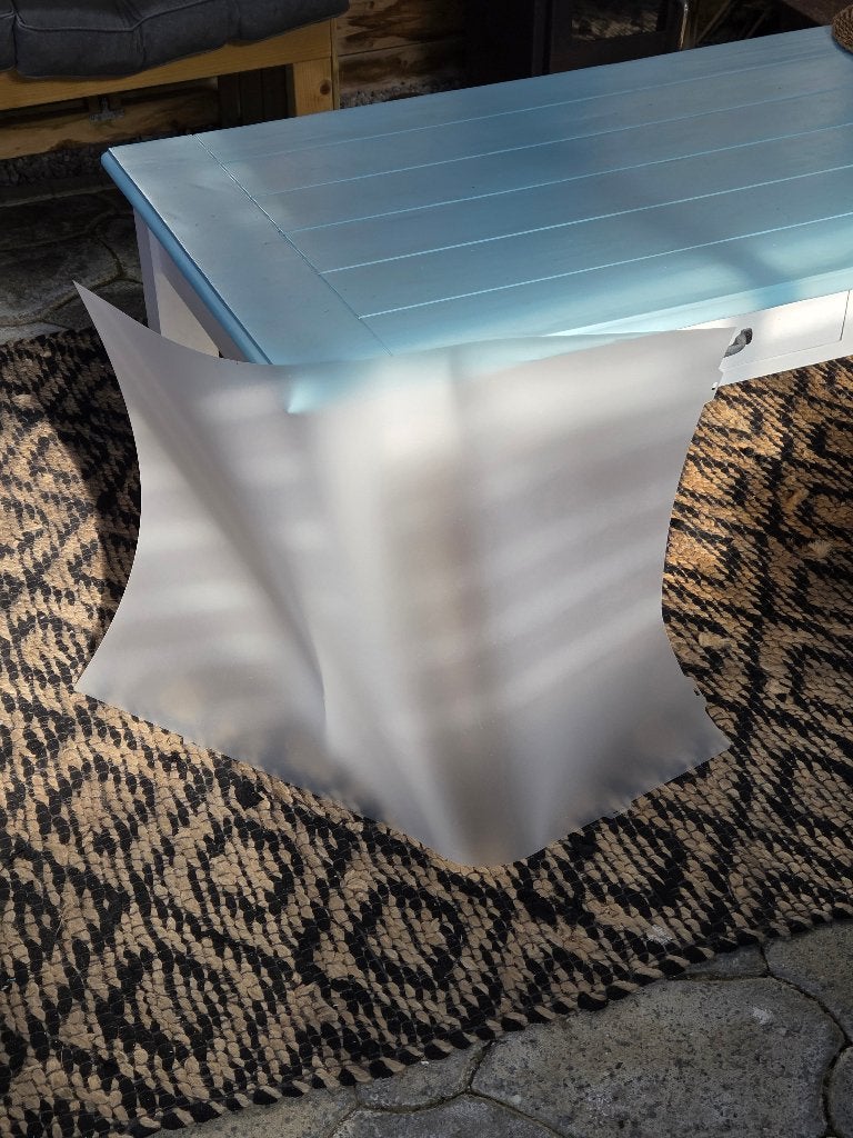 Plexiglas Polycarbonaat Plastic. 95cm x 54cm x 0,1mm, Ophalen, Zo goed als nieuw, Kunststof
