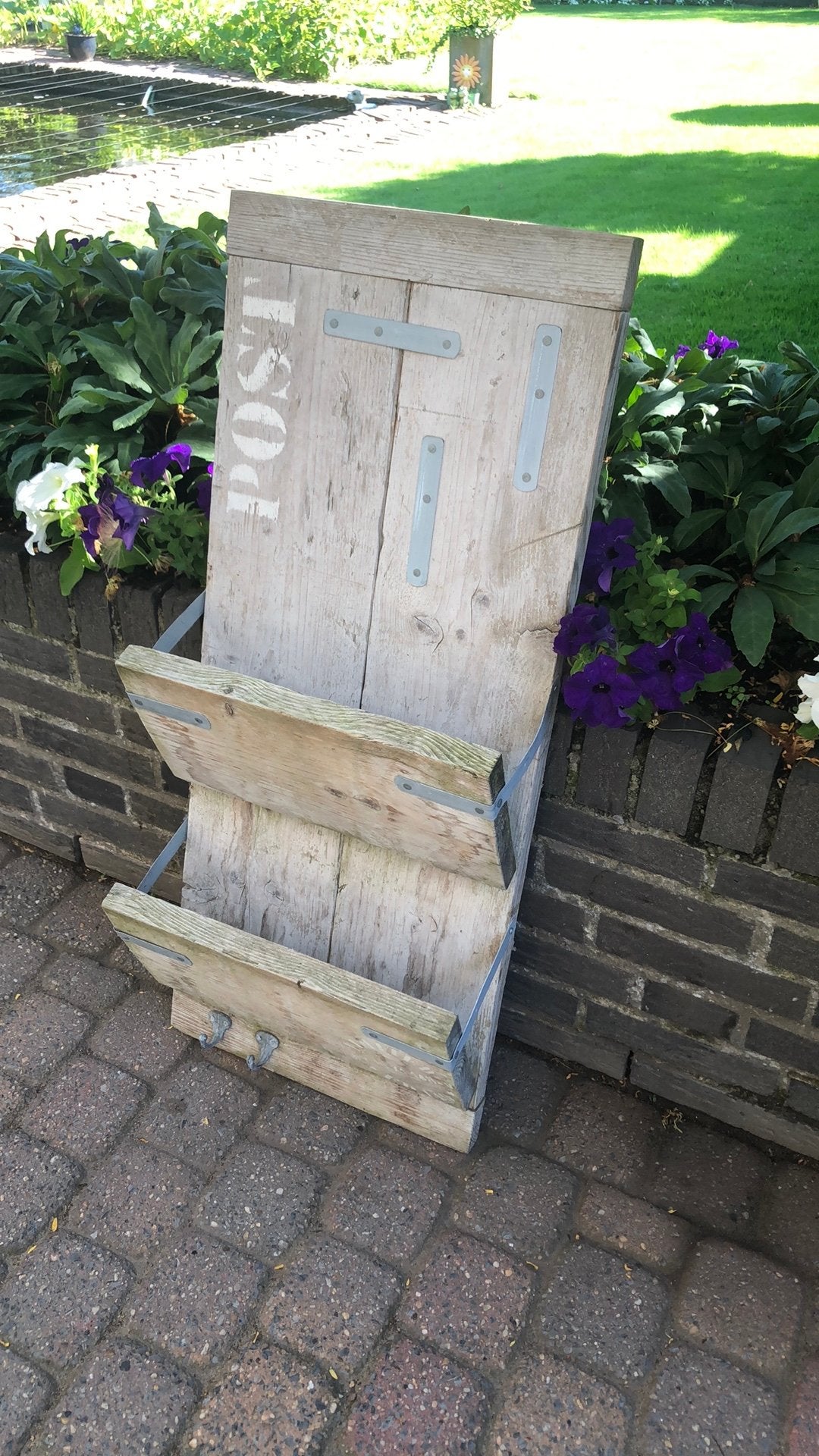Tuindecoratie steigerhout voor in de tuin!, Ophalen, Zo goed als nieuw, Hout, Overige typen