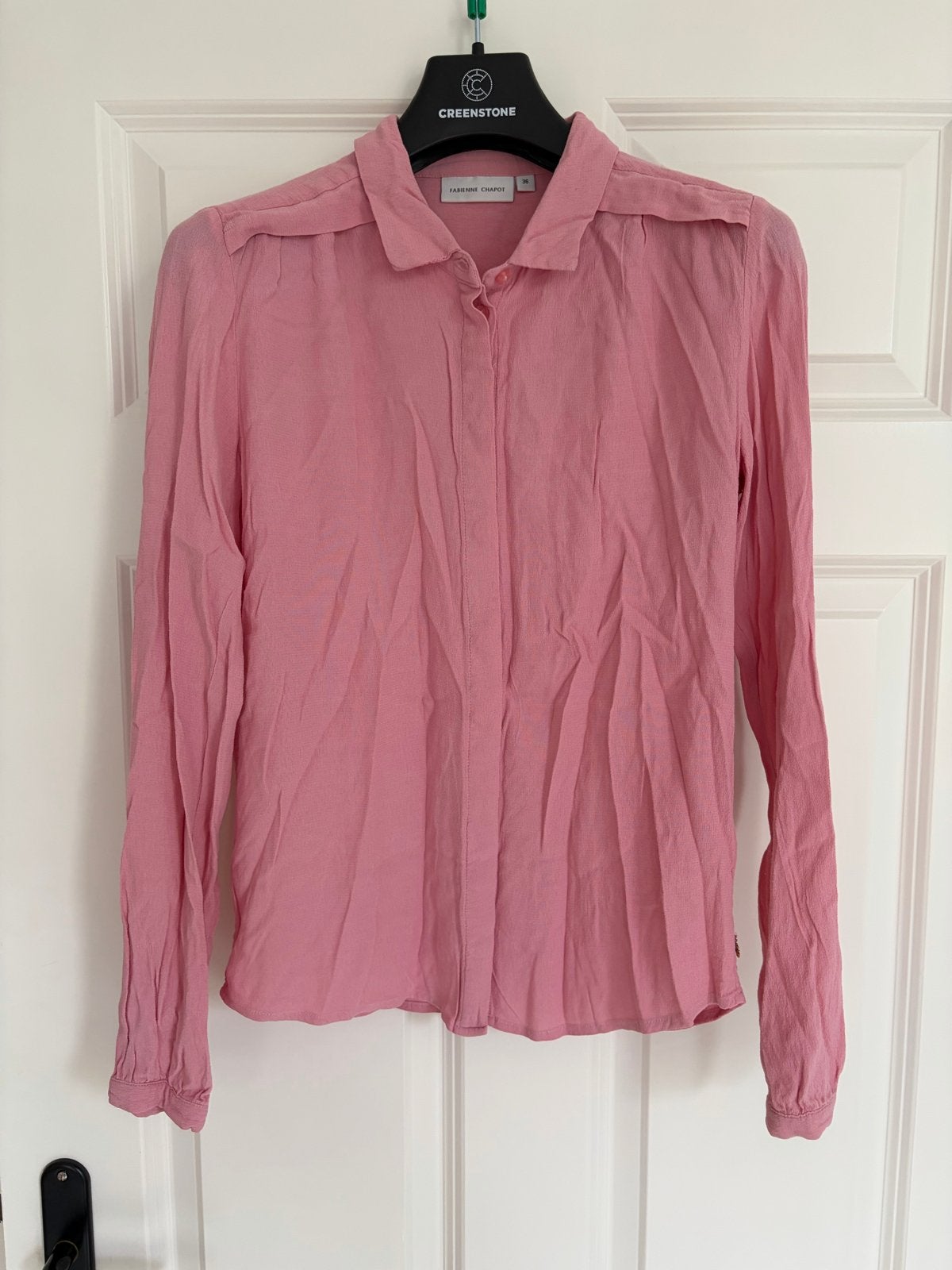 Fabienne Chapot roze blouse - Maat S, Kleding | Dames, Ophalen of Verzenden, Zo goed als nieuw, Maat 36 (S), Roze