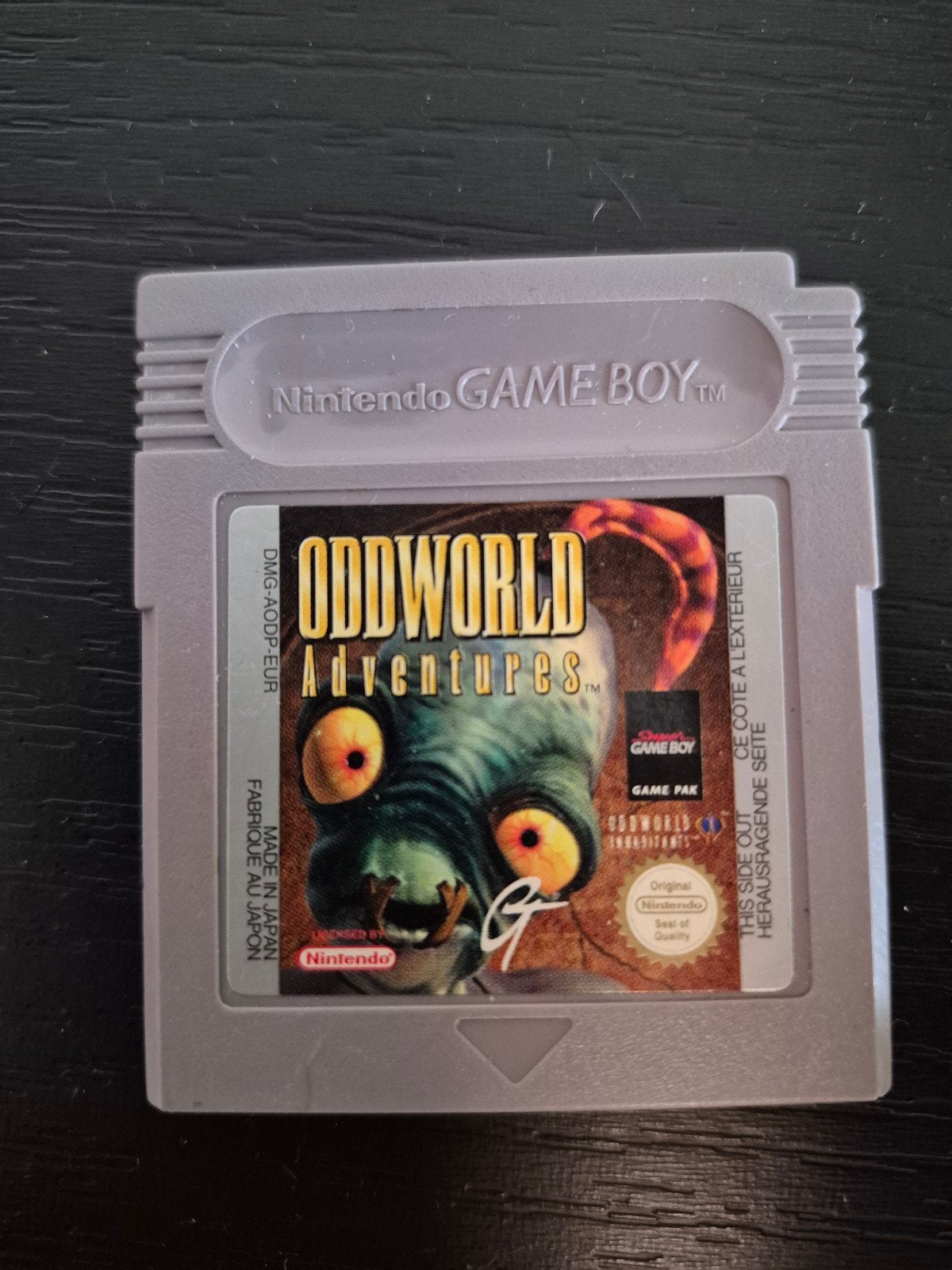 Oddworld Adventures - Game Boy (DMG-AODP-EUR), Avontuur en Actie, Gebruikt, 1 speler, Ophalen of Verzenden