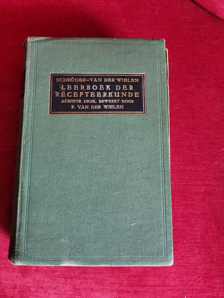 Leerboek der recepteerkunde 1933, Boeken, Studieboeken en Cursussen, Gelezen, Overige niveaus, Beta, Ophalen of Verzenden
