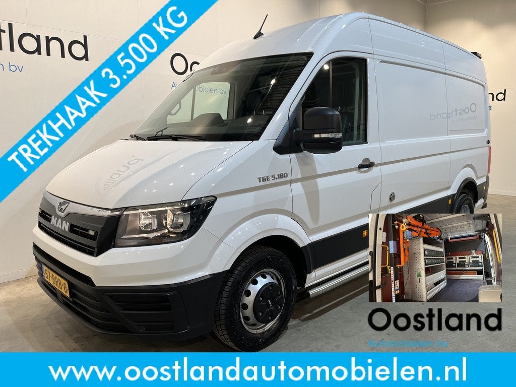 MAN TGE 50 2.0 L3H3 180 PK DL DSG Automaat / Servicebus / GV, Auto's, Vrachtwagens, Bedrijf, Te koop, Airbags, Airconditioning