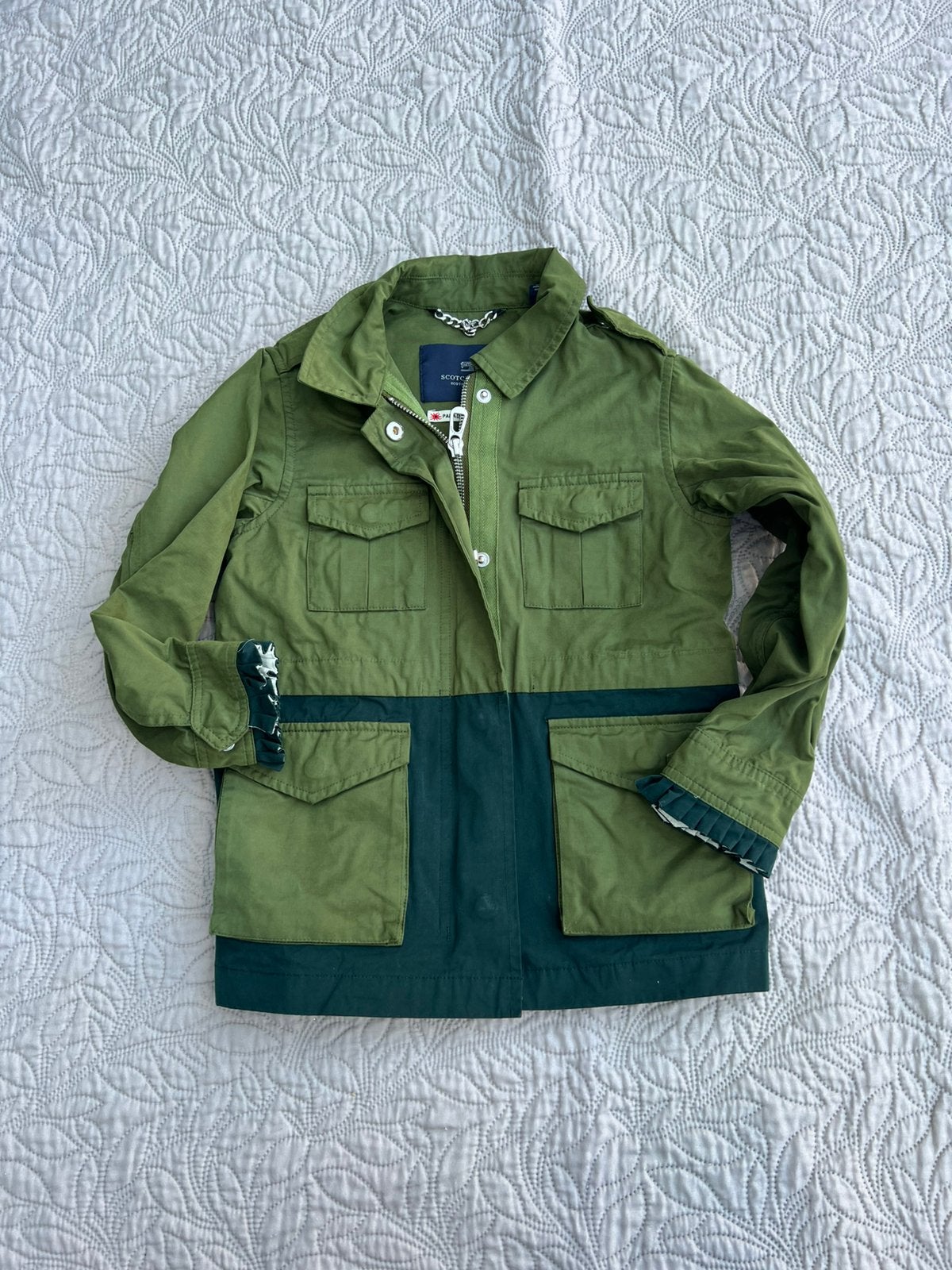 Maat 116 meisjss voorjaars jasje Scotch & Soda, Ophalen of Verzenden, Zo goed als nieuw, Meisje, Jas