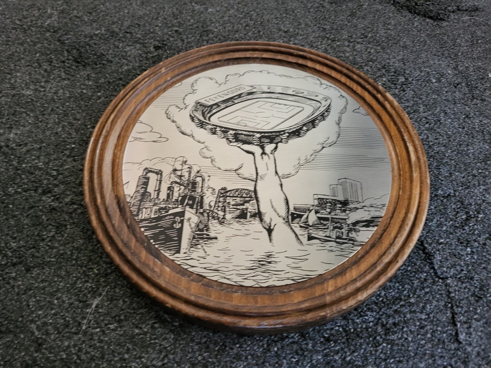 oud bordje van feyenoord, Ophalen of Verzenden
