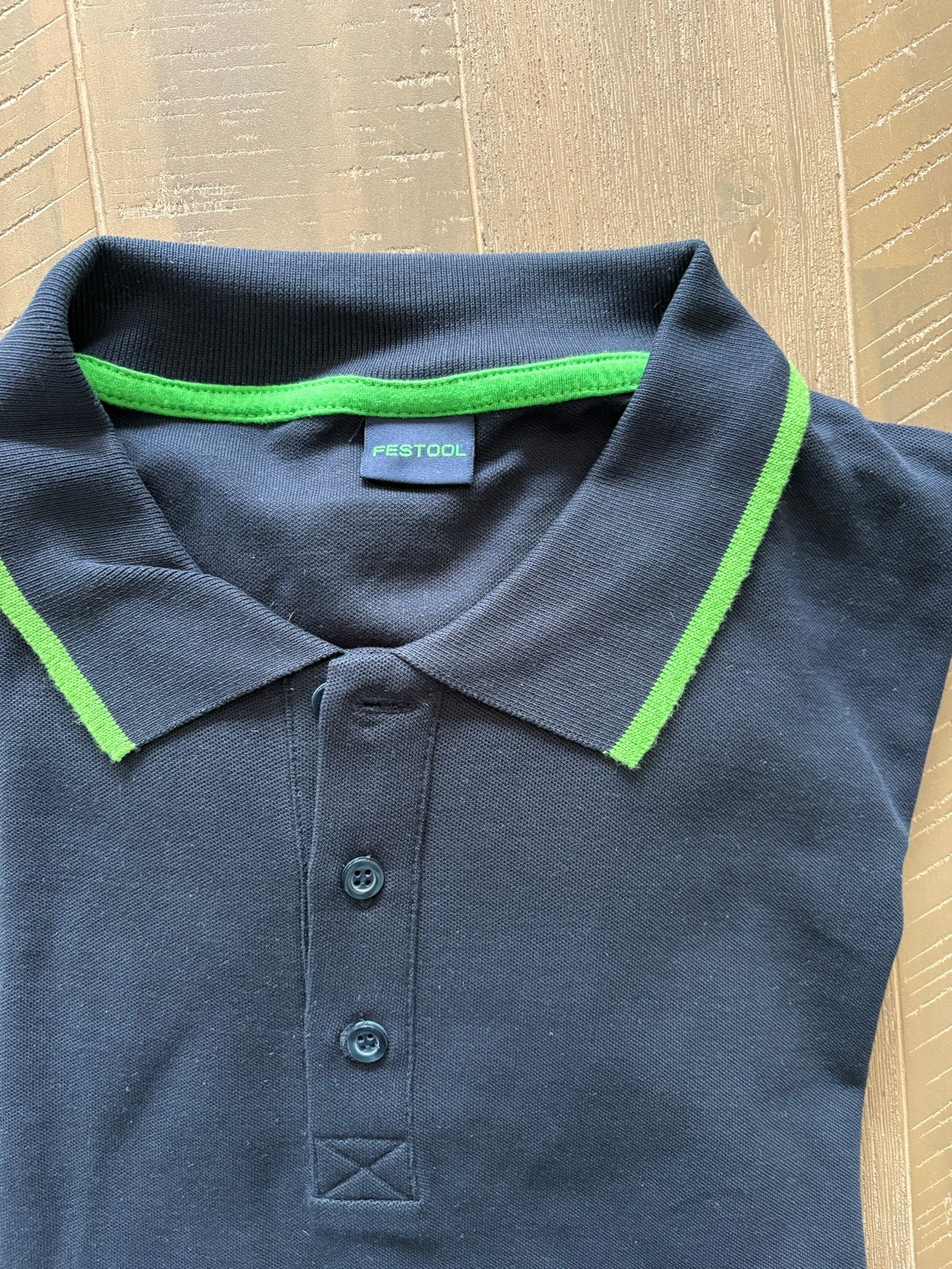 Festool Polo Shirt - Donkerblauw met Groene Details, Ophalen of Verzenden, Nieuw