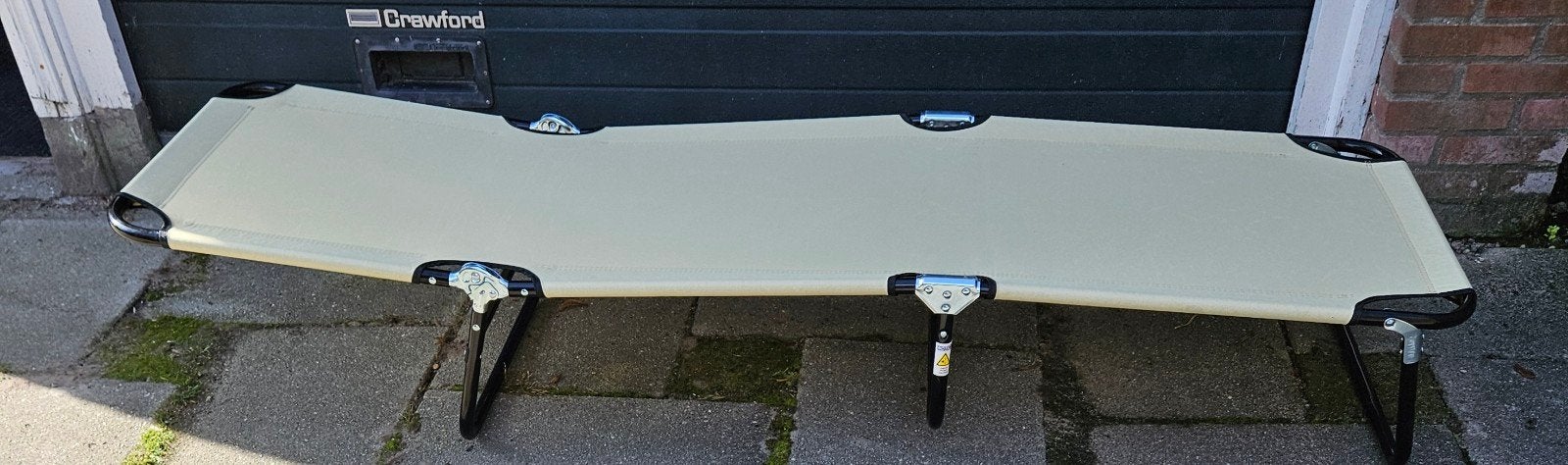 Ligbed, Ophalen of Verzenden, Nieuw, Aluminium, Inklapbaar