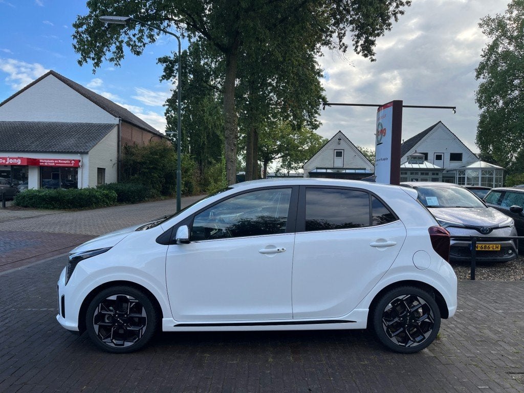 Kia PICANTO 1.2 DPI GT-LINE AUTOMAAT / NAVI / CAMERA / DAB /, Auto's, Met garantie (alle), 4 stoelen, Leder, Bedrijf