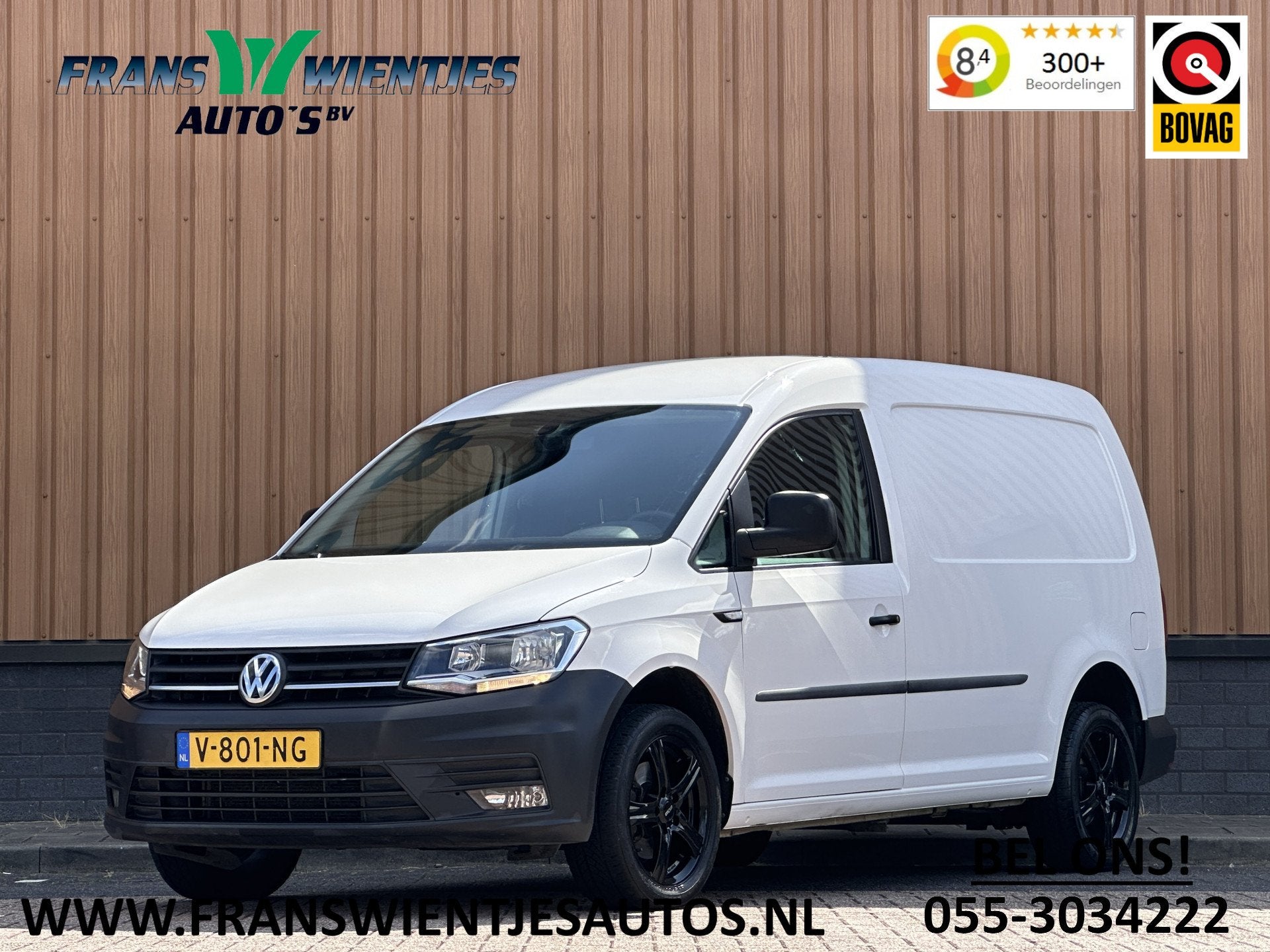 Volkswagen Caddy Maxi 2.0 TDI L2H1 BMT Highline | Cruise Con, Gebruikt, 4 cilinders, Volkswagen, Wit