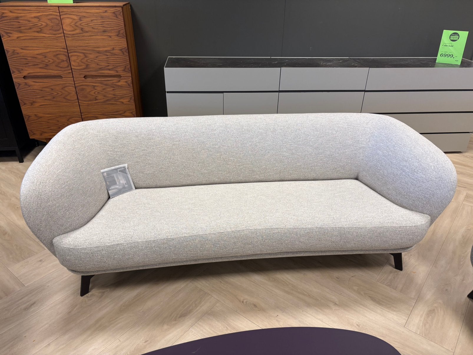 Leolux 3-zitsbank Flint, Ophalen, 150 tot 200 cm, 75 tot 100 cm, Nieuw