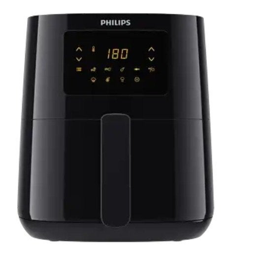 PHILIPS HD9252/90 - Air Fryer - Black - 1400 W, Ophalen, Zo goed als nieuw, Airfryer, 750 t/m 999 gram