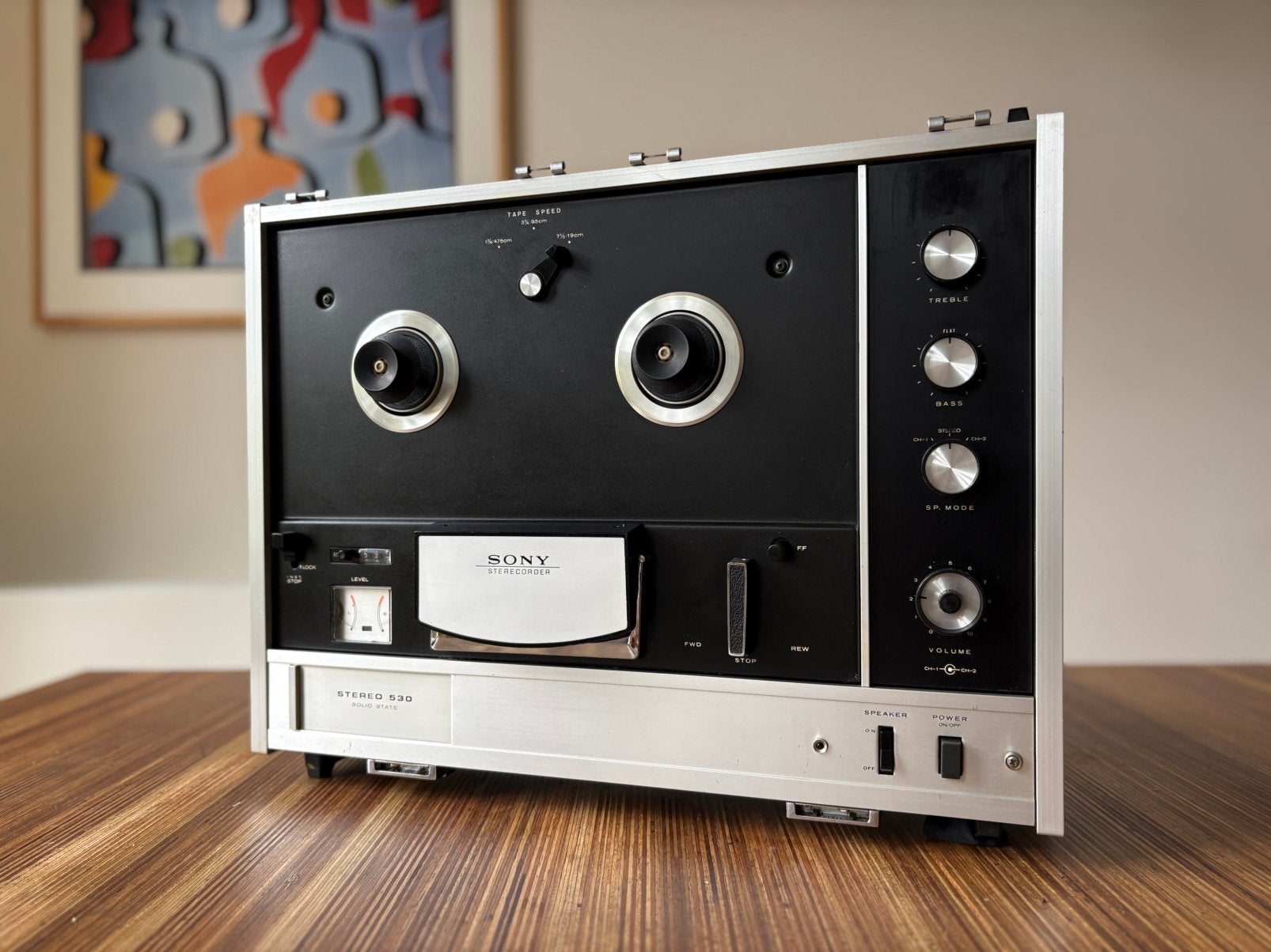 Sony TC-530 spoelenrecorder R2R, Ophalen, Bandrecorder