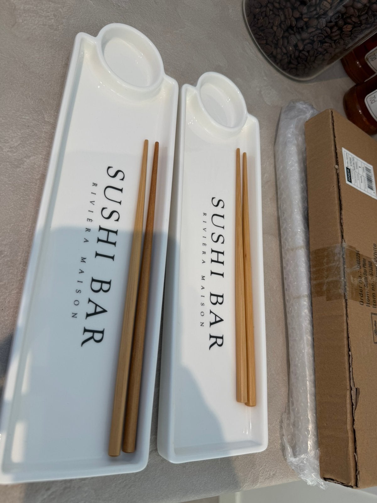 Riviera Maison sushi plates, Ophalen, Zo goed als nieuw, Handen en Nagels