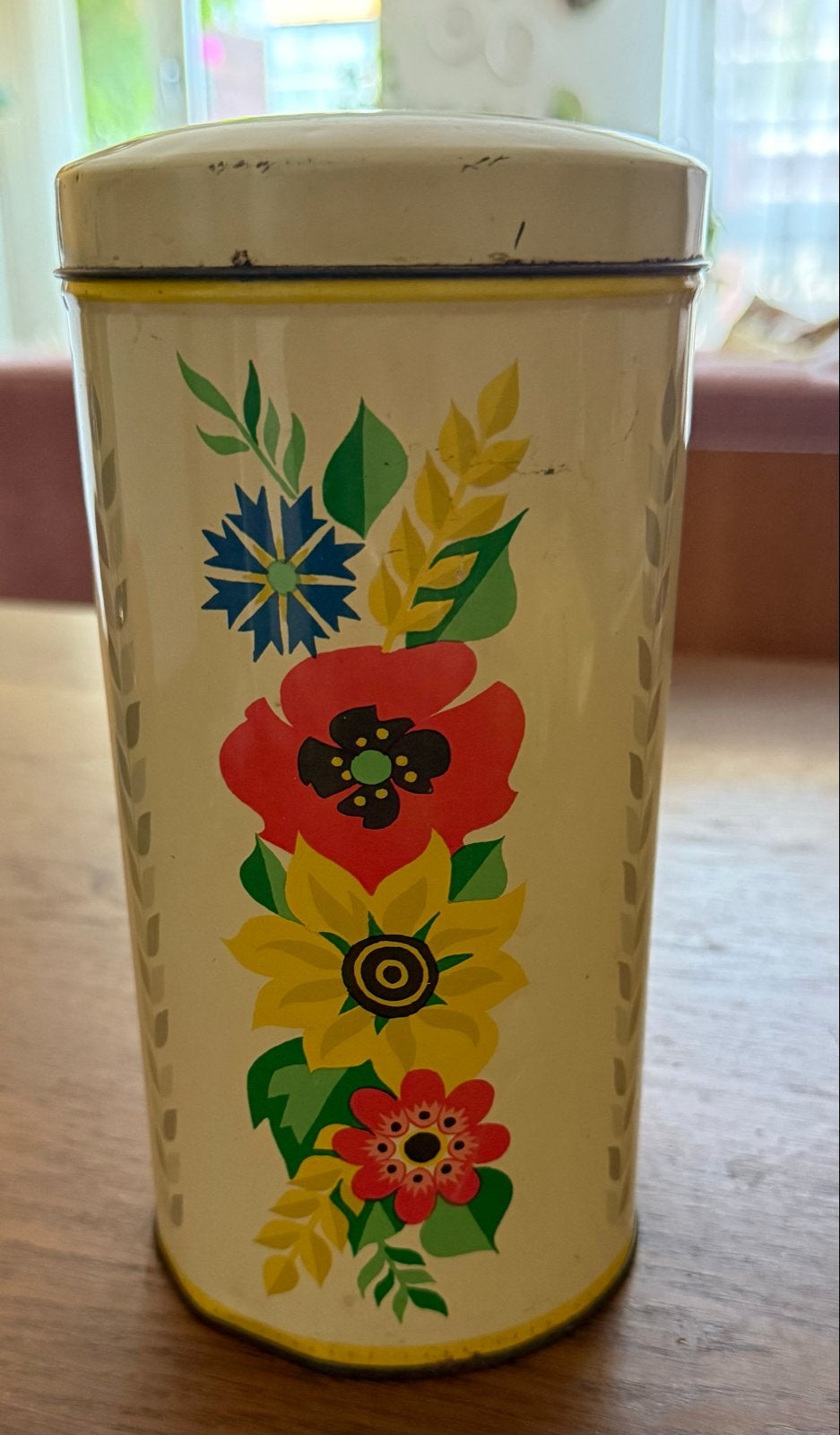 Vintage verkade beschuitbus, Verzamelen, Blikken, Ophalen of Verzenden, Gebruikt