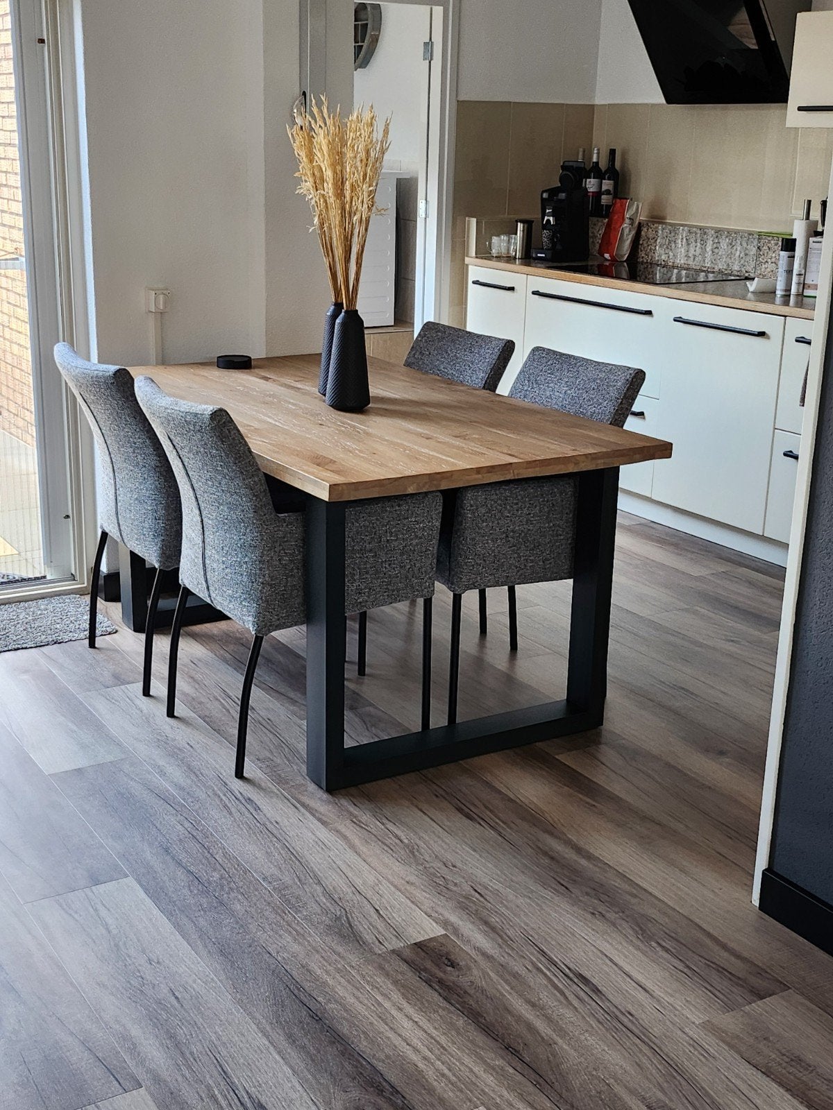 Pronto eettafel, Huis en Inrichting, Complete eetkamers, Ophalen, Zo goed als nieuw, 4 tot 6 stoelen
