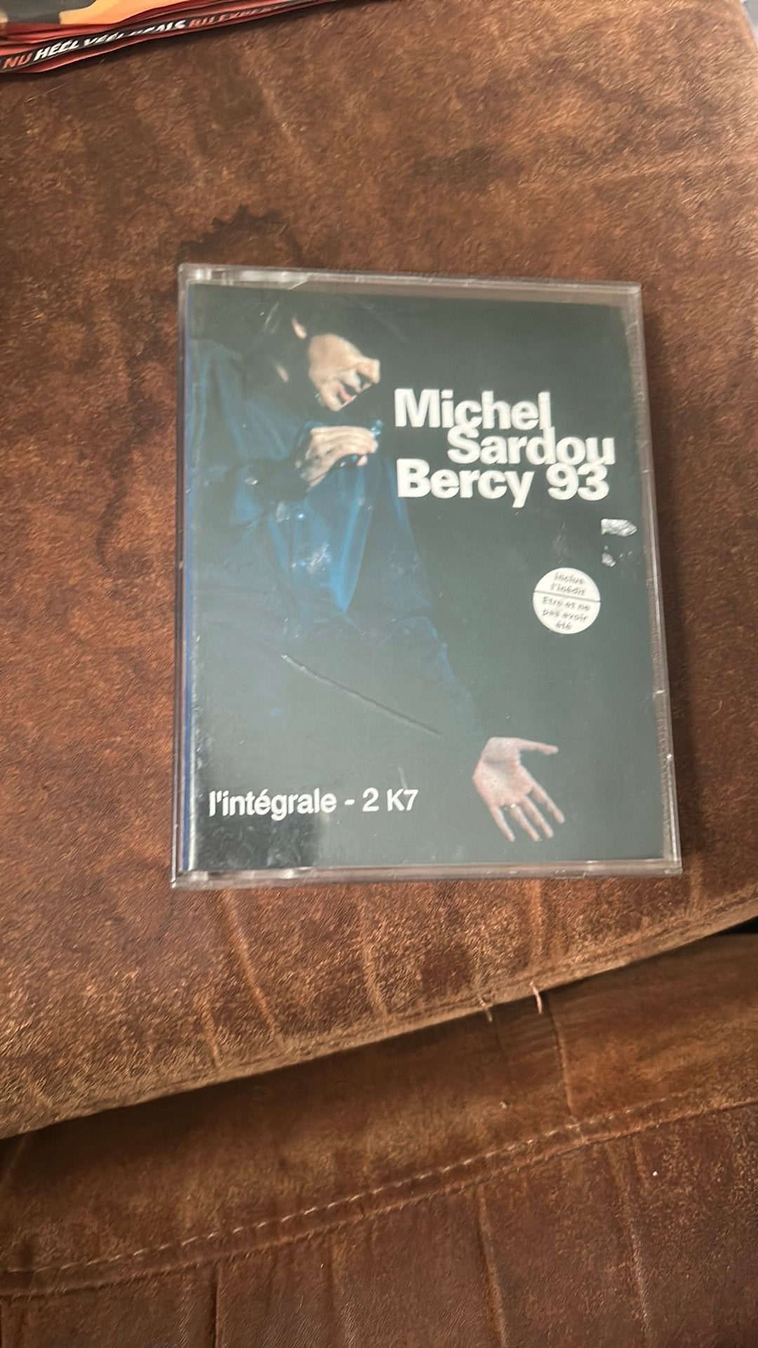 Michel Sardou - Bercy ‘93, Ophalen of Verzenden, Zo goed als nieuw, 1 bandje
