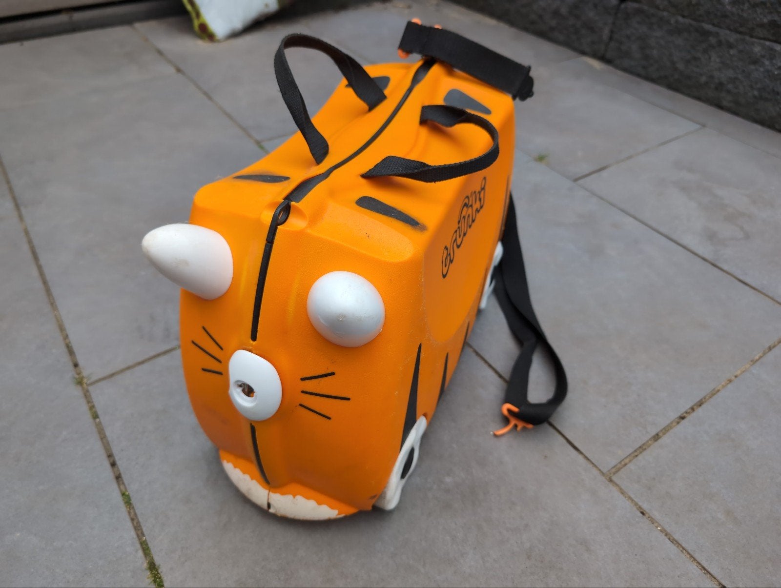 Trunki tijger koffer - sloten defect, Sieraden, Tassen en Uiterlijk, Koffers, Gebruikt, Hard kunststof, Minder dan 50 cm, Minder dan 35 cm