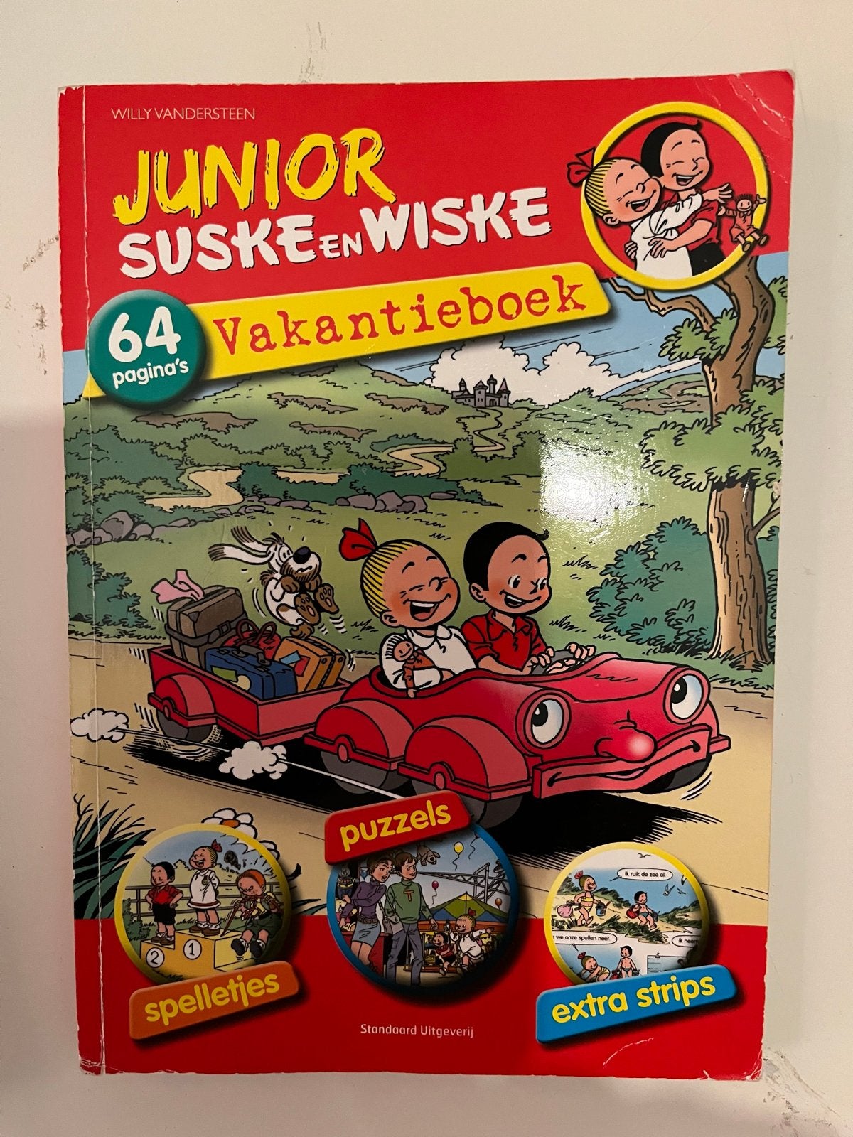 Junior Suske en Wiske Vakantieboek - Spelletjes & Strips, Eén stripboek, Ophalen of Verzenden, Zo goed als nieuw