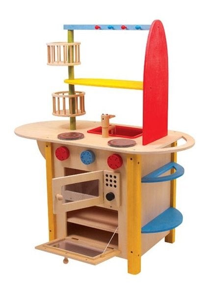 Kinder keuken alles in een de luxe,goedkoopste, Ophalen of Verzenden, Nieuw, Hout, Speelkeuken