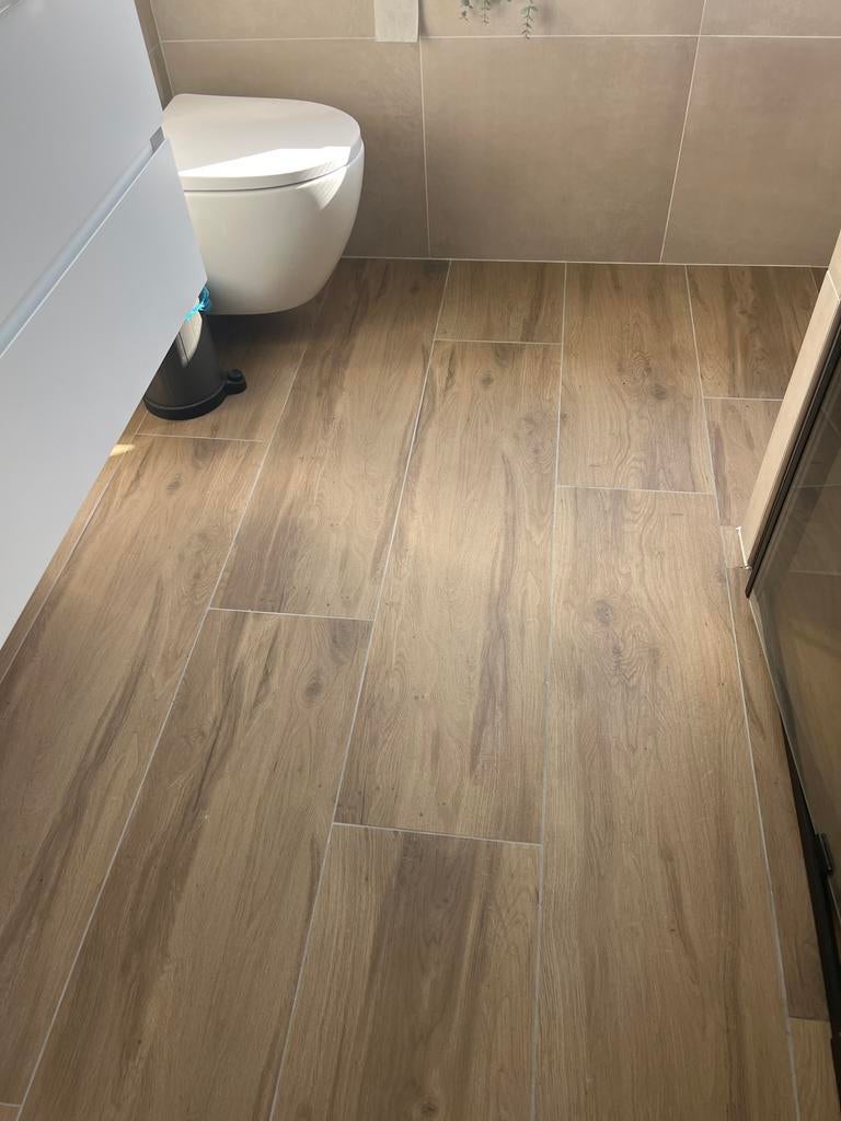 Rustieke vloertegels badkamer 30x120 cm - 13 stuks, Doe-het-zelf en Verbouw, Tegels, Ophalen, 60 cm of meer, Keramiek, Nieuw