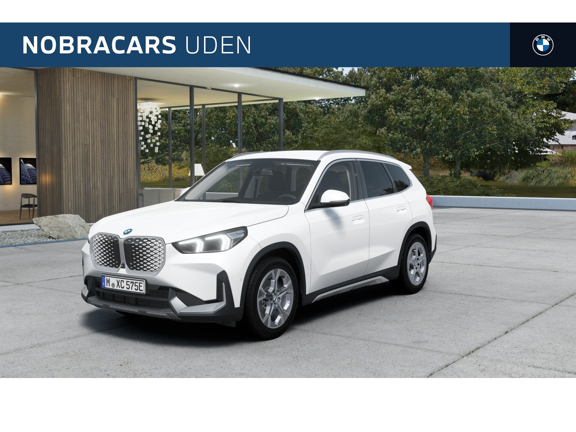 BMW iX1 eDrive20 Pure Edition / Adaptieve LED / Comfort Acce, Auto's, Dealer onderhouden, Zwart, Wit, Leder