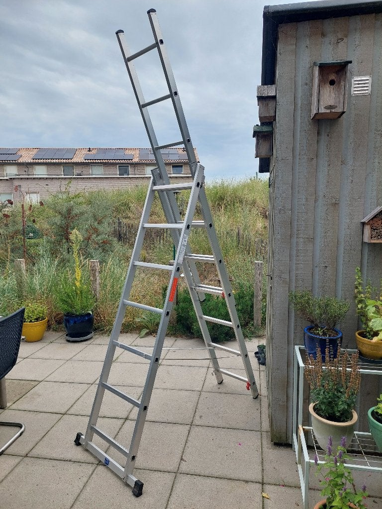 Alpe 3x7 Reformladder, Ophalen, Gebruikt, Ladder, Opvouwbaar of Inschuifbaar