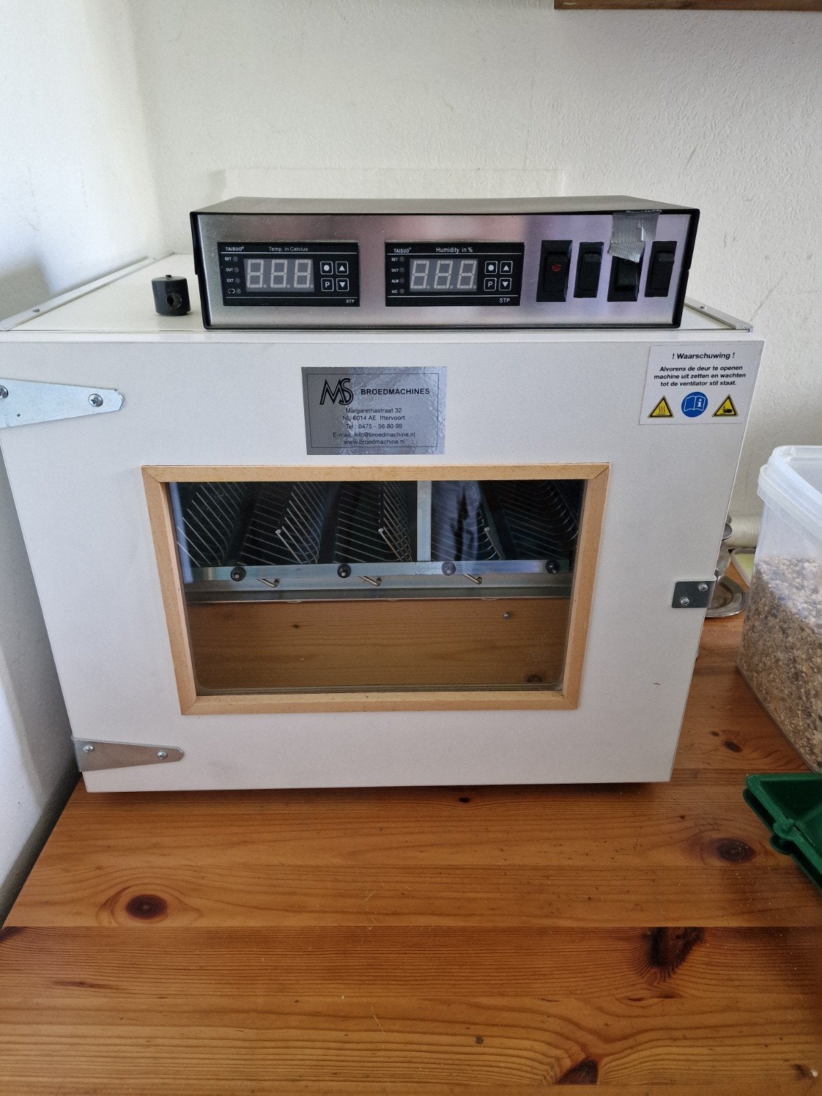 msi broedmachine volautomatisch, Ophalen, Zo goed als nieuw