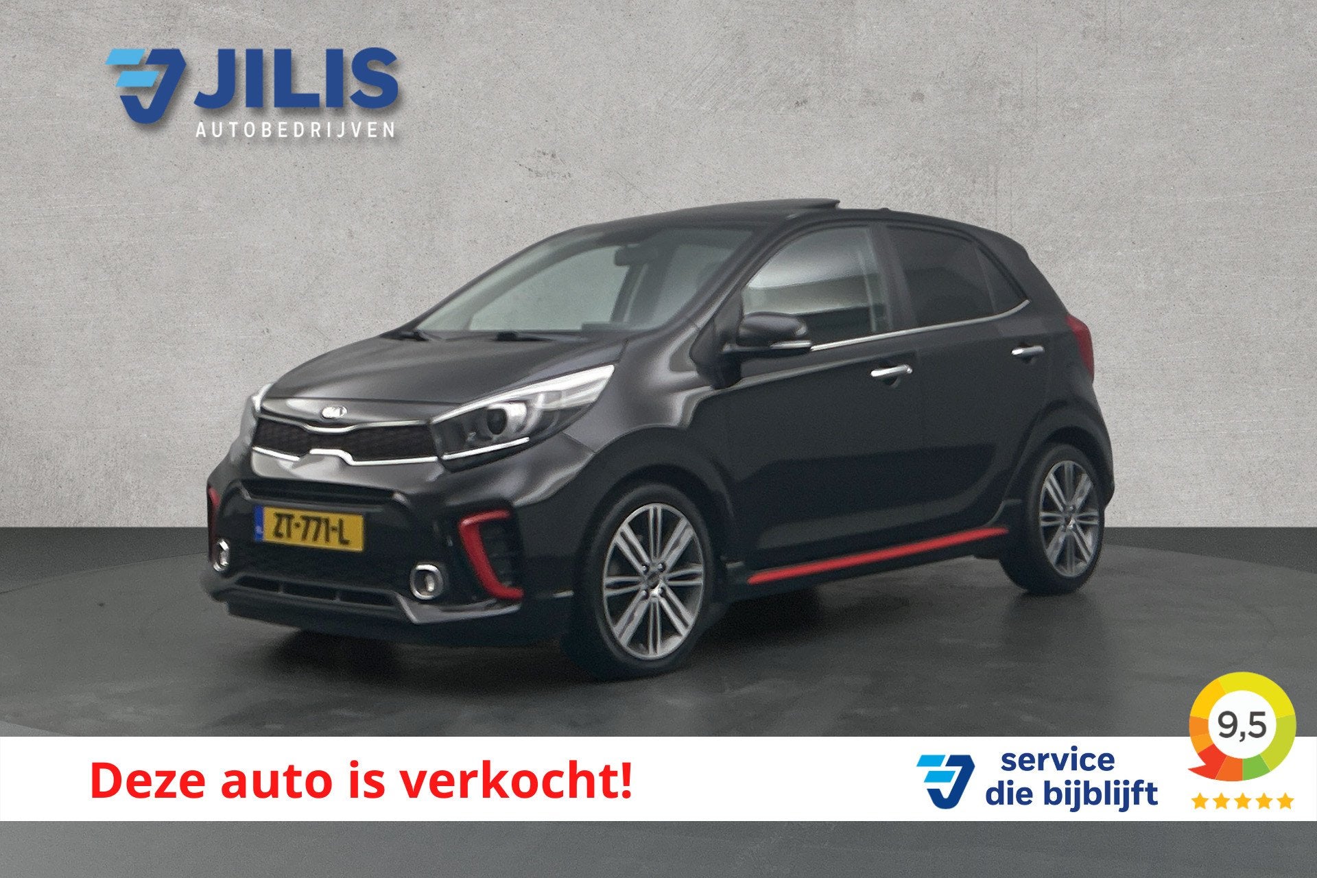 Kia Picanto 1.2 CVVT DynamicPlusLine | Camera | Schuif-/kant, 83 pk, Gebruikt, 4 cilinders, Lederen bekleding