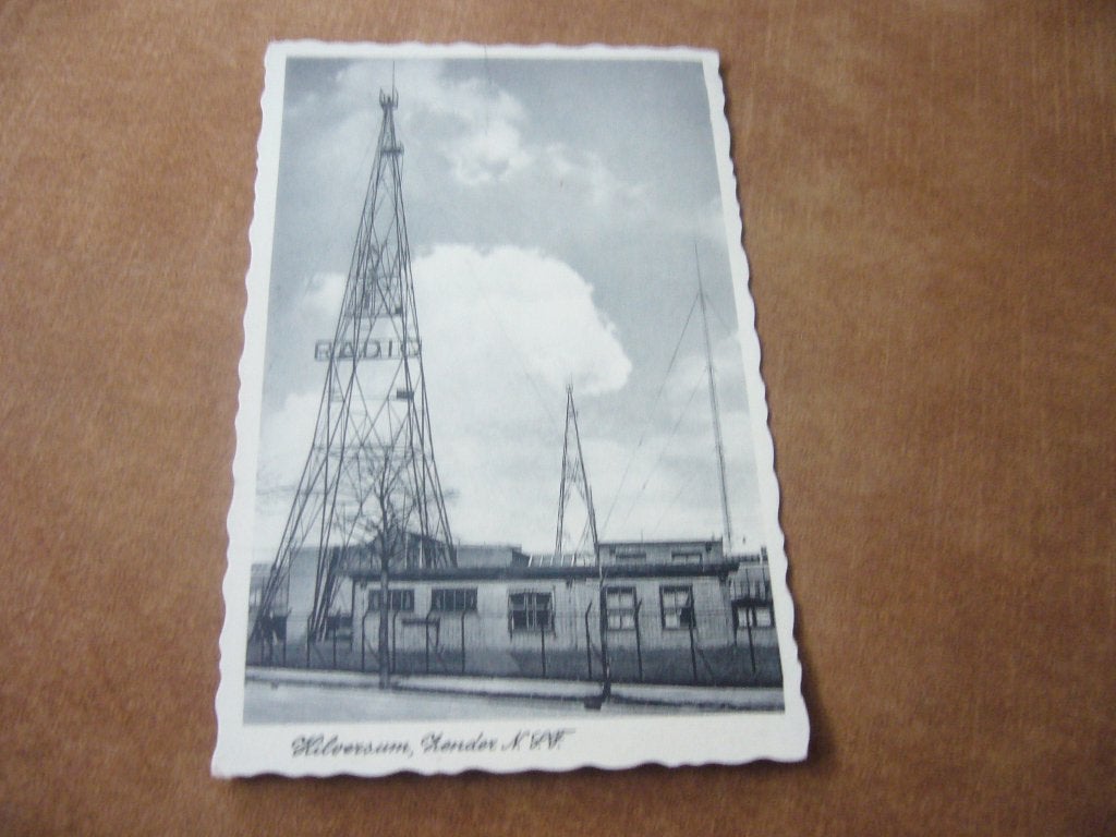 HILVERSUM  =  ZENDER N.L.F., Ophalen of Verzenden, 1940 tot 1960, Gelopen, Noord-Holland
