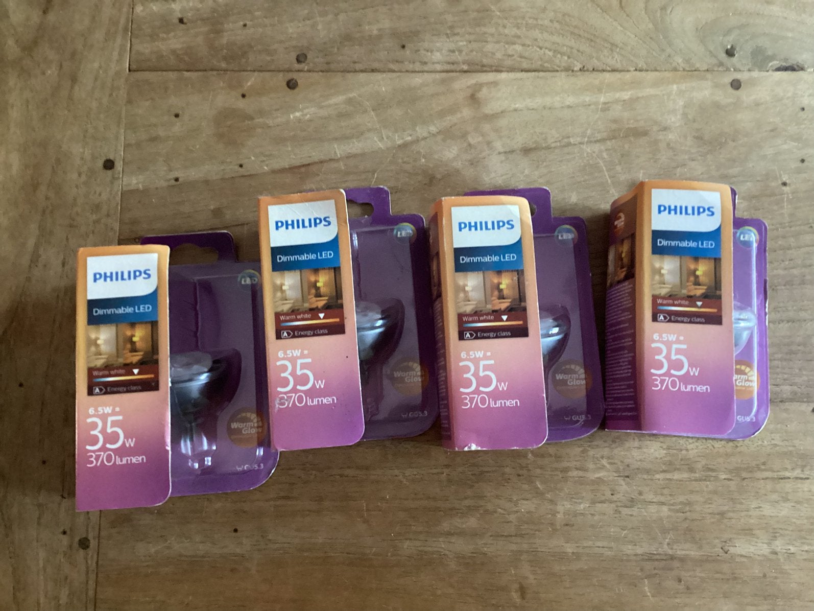 Philips dimbare LED 6,5w-370lum, Ophalen of Verzenden, Nieuw, Led-lamp