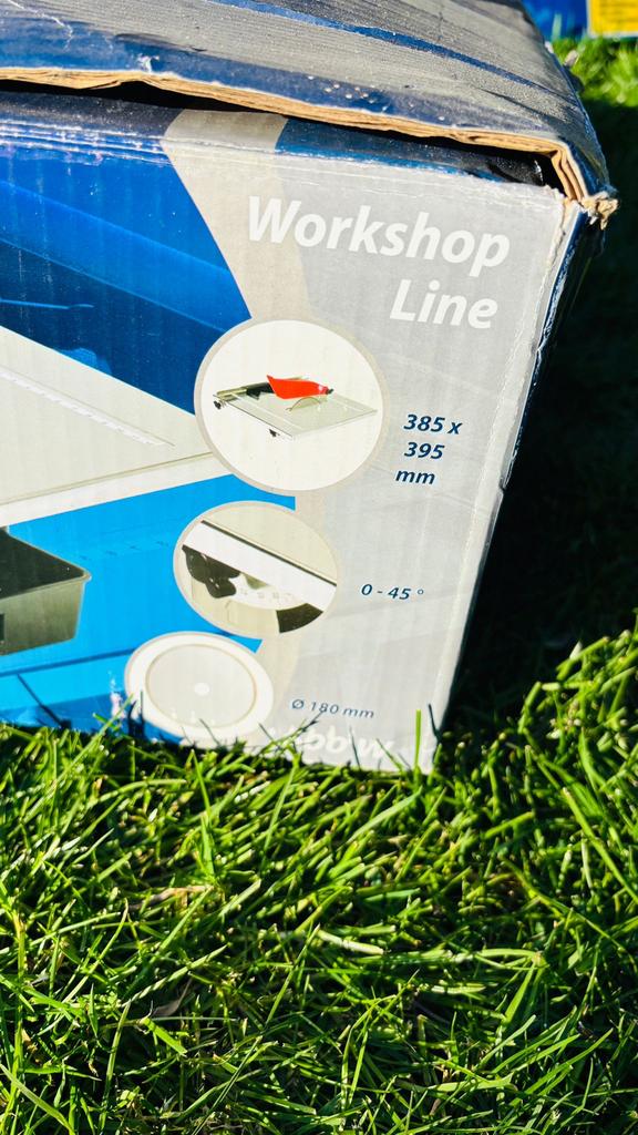 Kinzo Workshop Line Tegelzaag - Nieuw in doos, Doe-het-zelf en Verbouw, Ophalen, Cirkelzaag, Nieuw, 600 tot 1200 watt