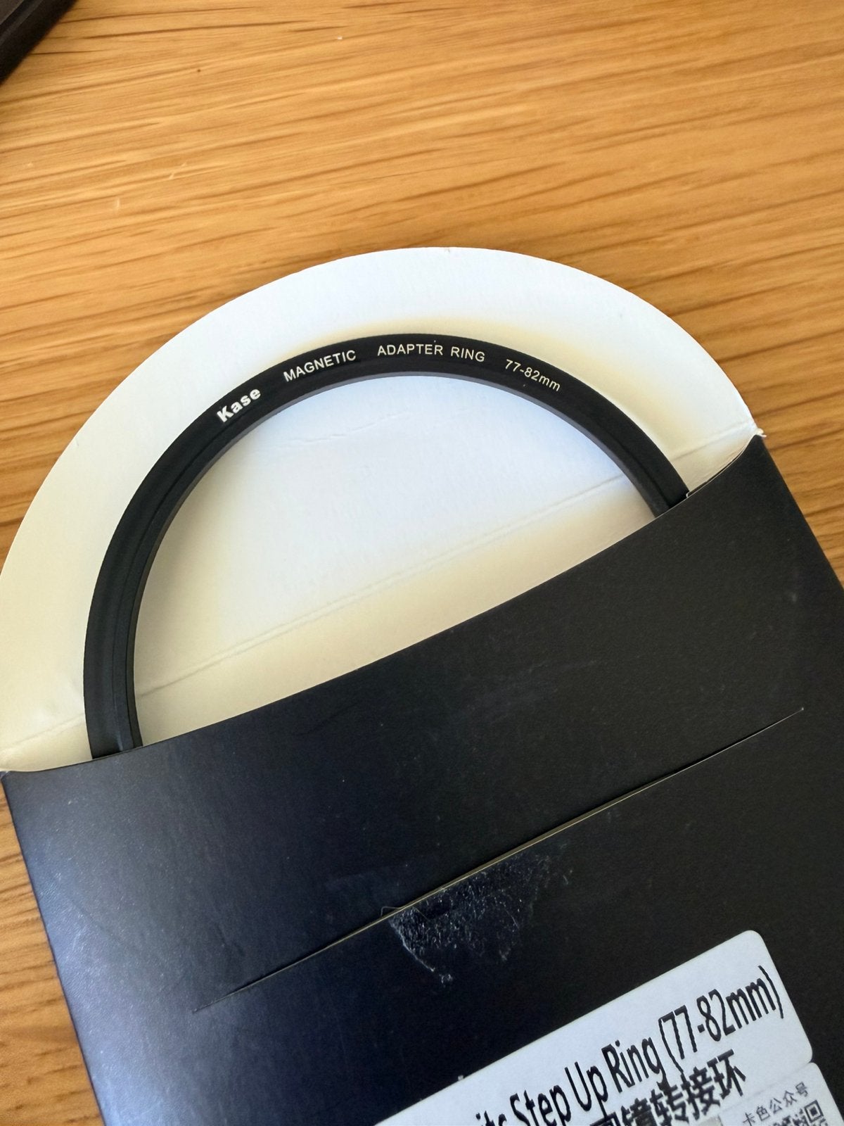 Kase Magnetische Adapterring 77-82mm – Zo goed als nieuw, Audio, Tv en Foto, Fotografie | Filters, Ophalen of Verzenden, Zo goed als nieuw