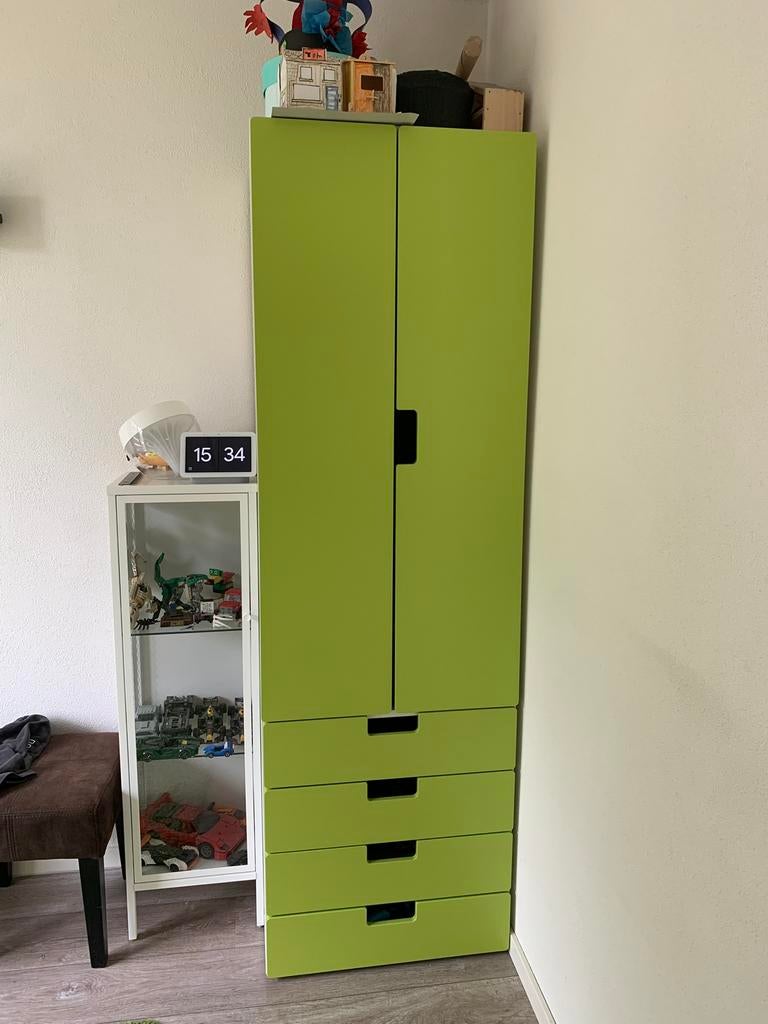 IKEA Stuva deuren groen, Kinderen en Baby's, Kinderkamer | Commodes en Kasten, Ophalen, Gebruikt, 105 cm of meer, Minder dan 50 cm