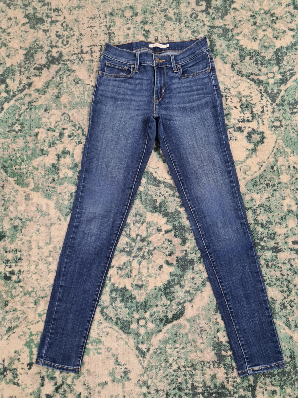 Levi’s 710 super skinny W27 L30 Tulsi2730 Low-rise, Blauw, Ophalen of Verzenden, Zo goed als nieuw, W27 (confectie 34) of kleiner