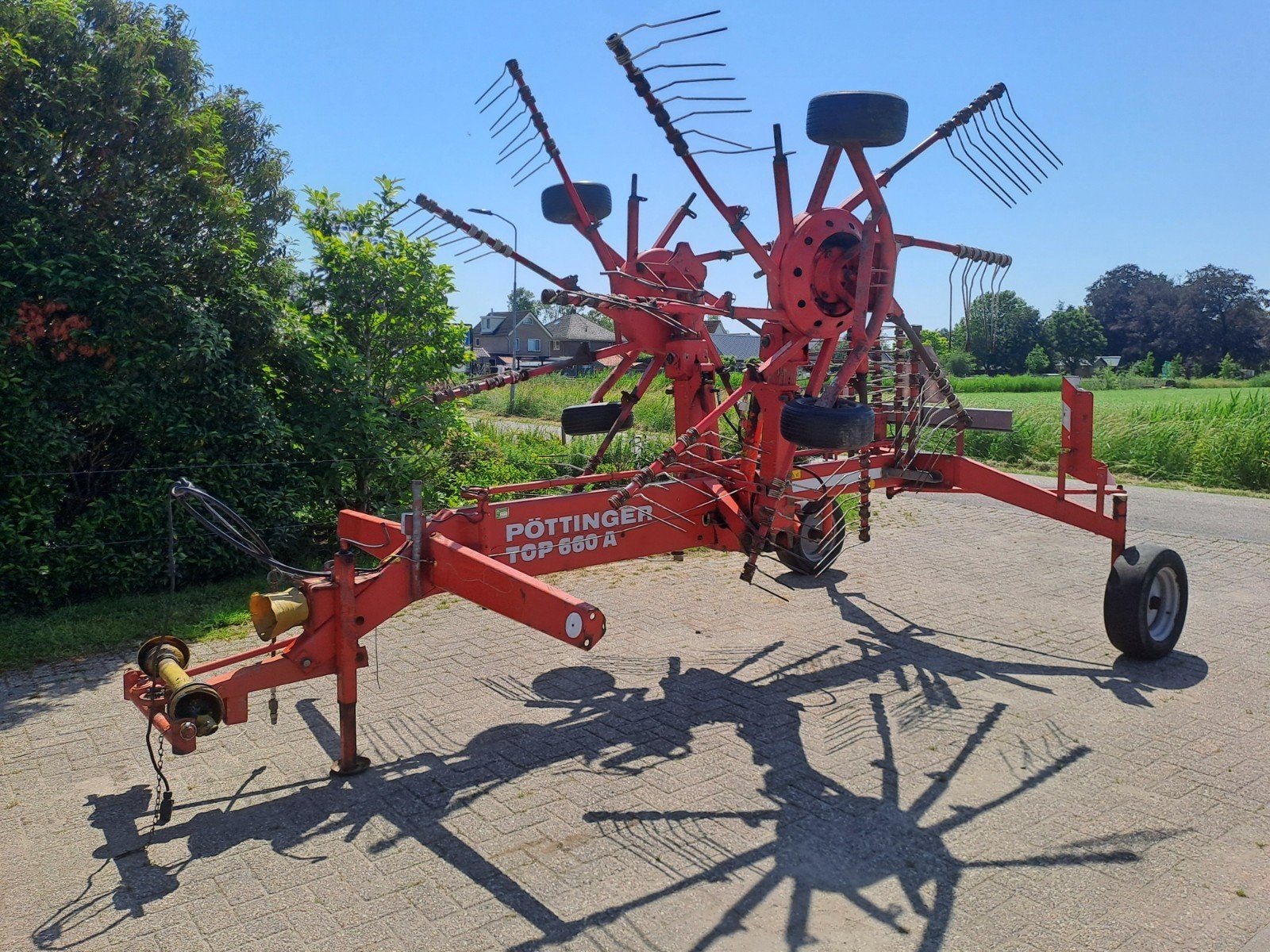 Pottinger middenafleg dubbele hark zwadhark wiers duiner, Ophalen, -, -, Weidebouw