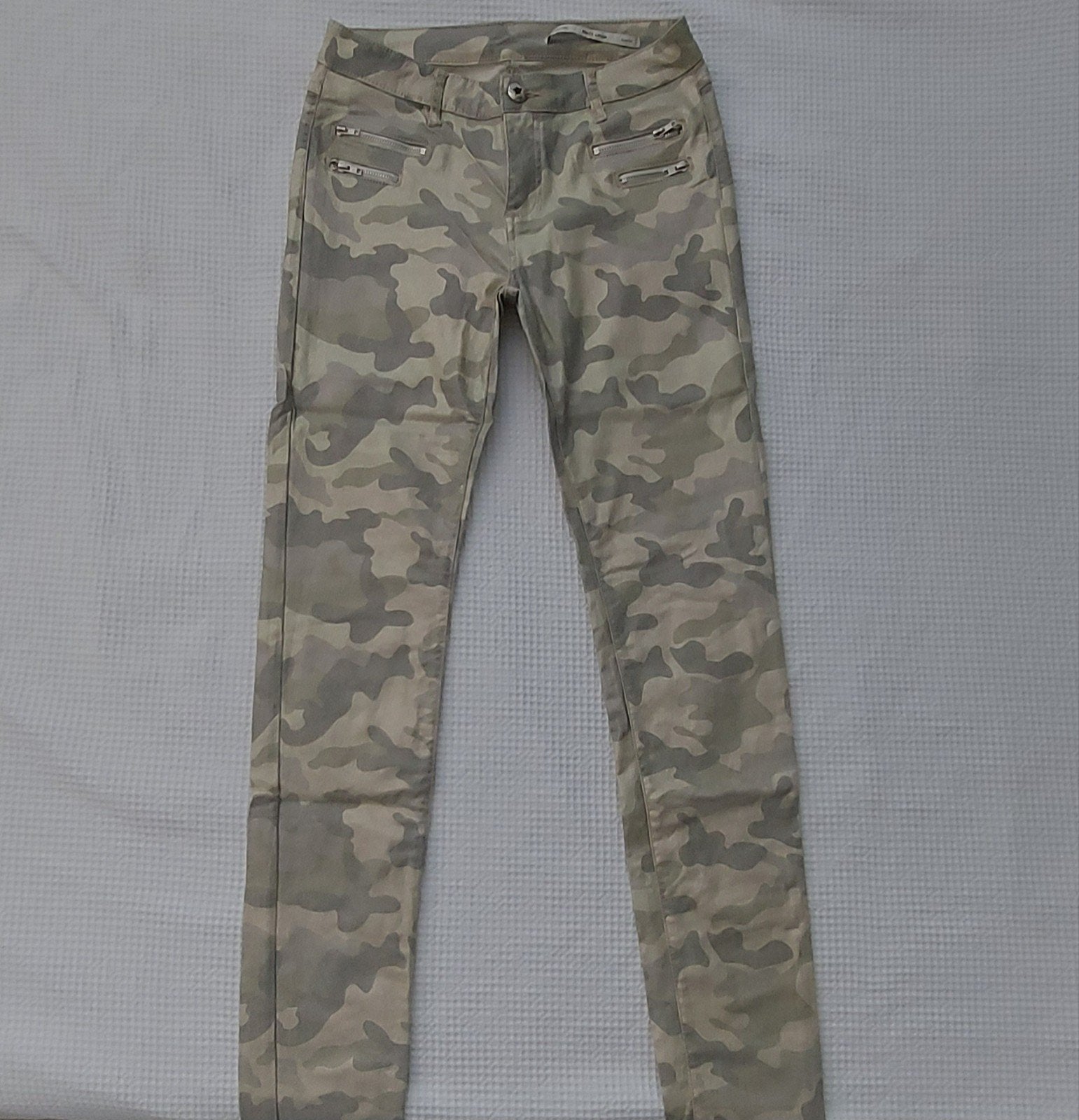 Crazy Lovers slimfit broek camouflage print goud maat 36, Meerkleurig, Crazy Lovers, Ophalen of Verzenden, Maat 36 (S)