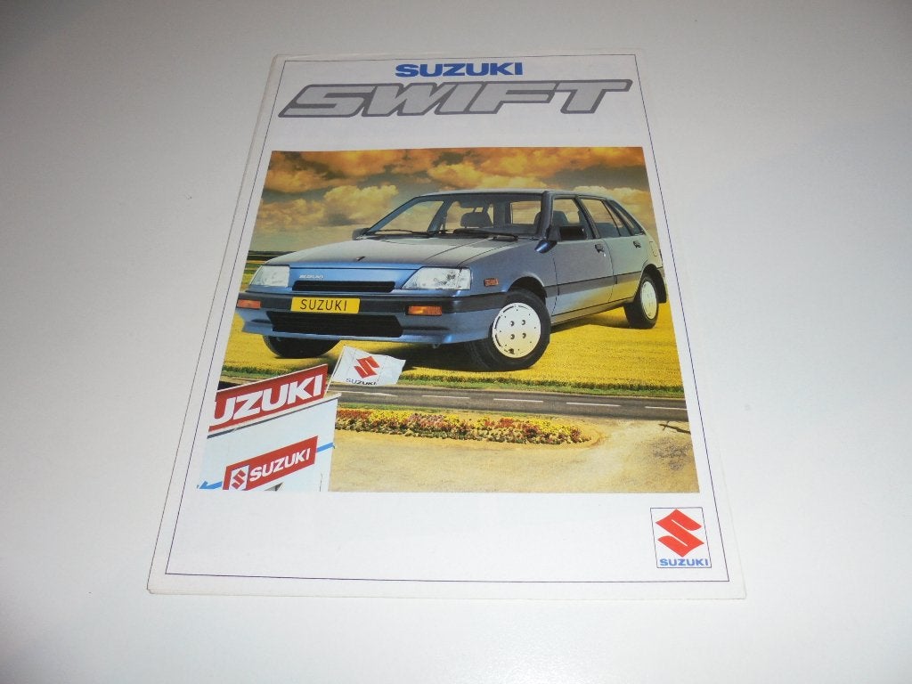 brochure Suzuki Swift  1987, Ophalen of Verzenden, Gelezen, Overige merken