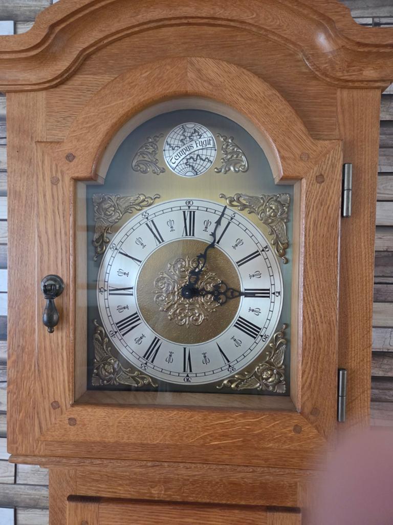Elegante staande klok met Westminster slagwerk, Ophalen of Verzenden