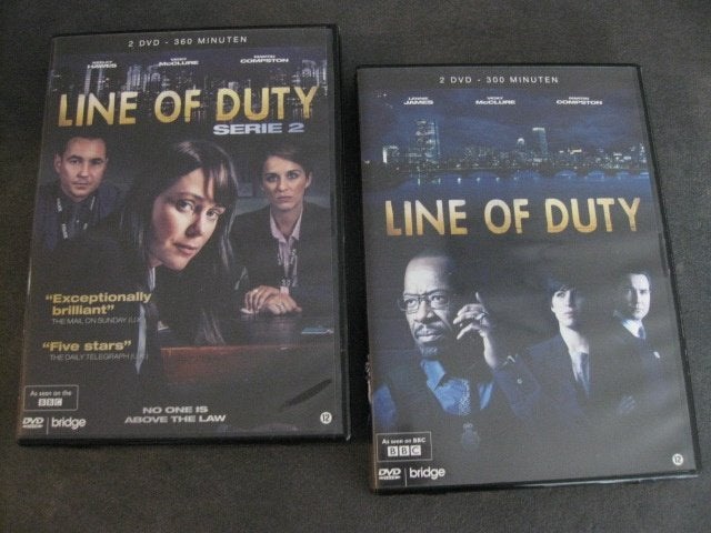 LINE OF DUTY - SEIZOEN 1 met SEIZOEN 2 samen 660 minuten, Vanaf 12 jaar, Ophalen, Zo goed als nieuw, Detective en Krimi