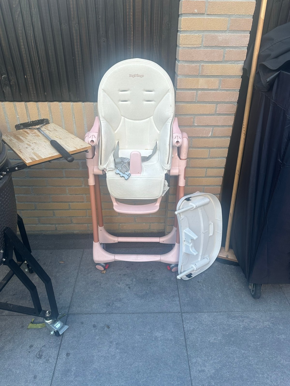 Peg Perego Siesta kinderstoel - Mon Amour, Ophalen, Gebruikt, Meegroeistoel, Afneembaar eetblad
