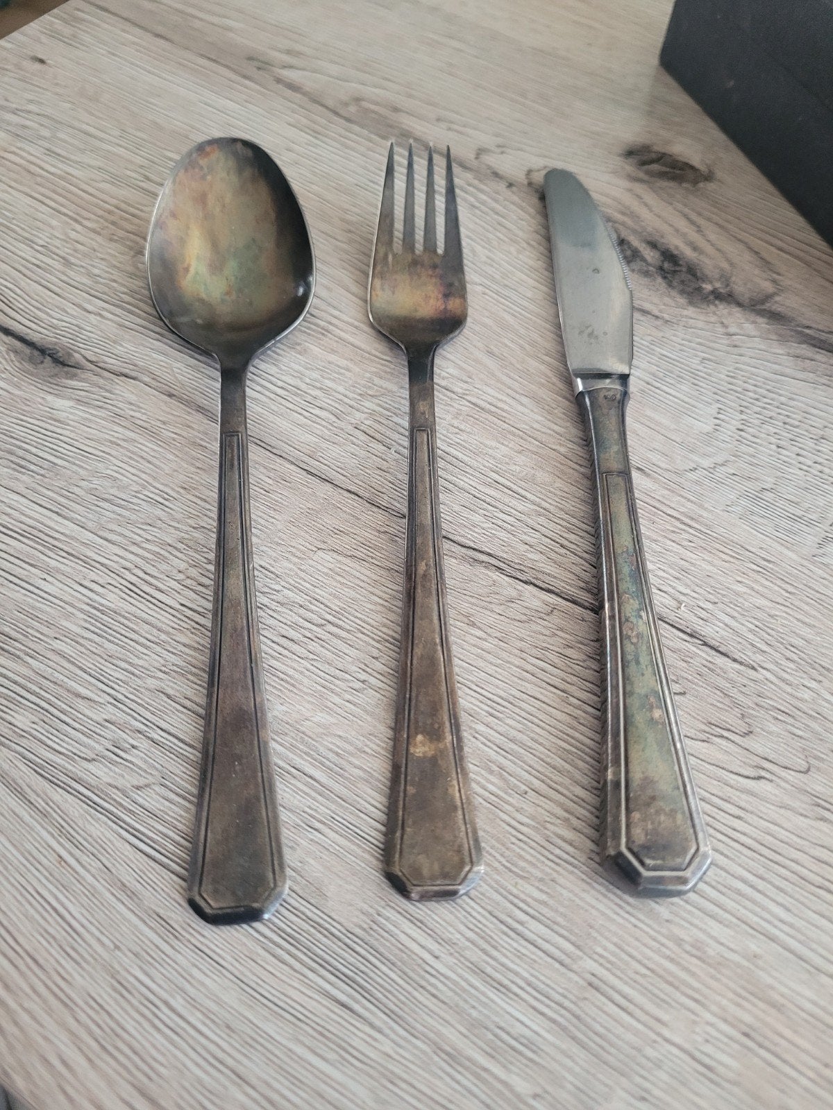 Vintage Solingen 18/10 Bestekset - Lepel, Vork, Mes, Ophalen