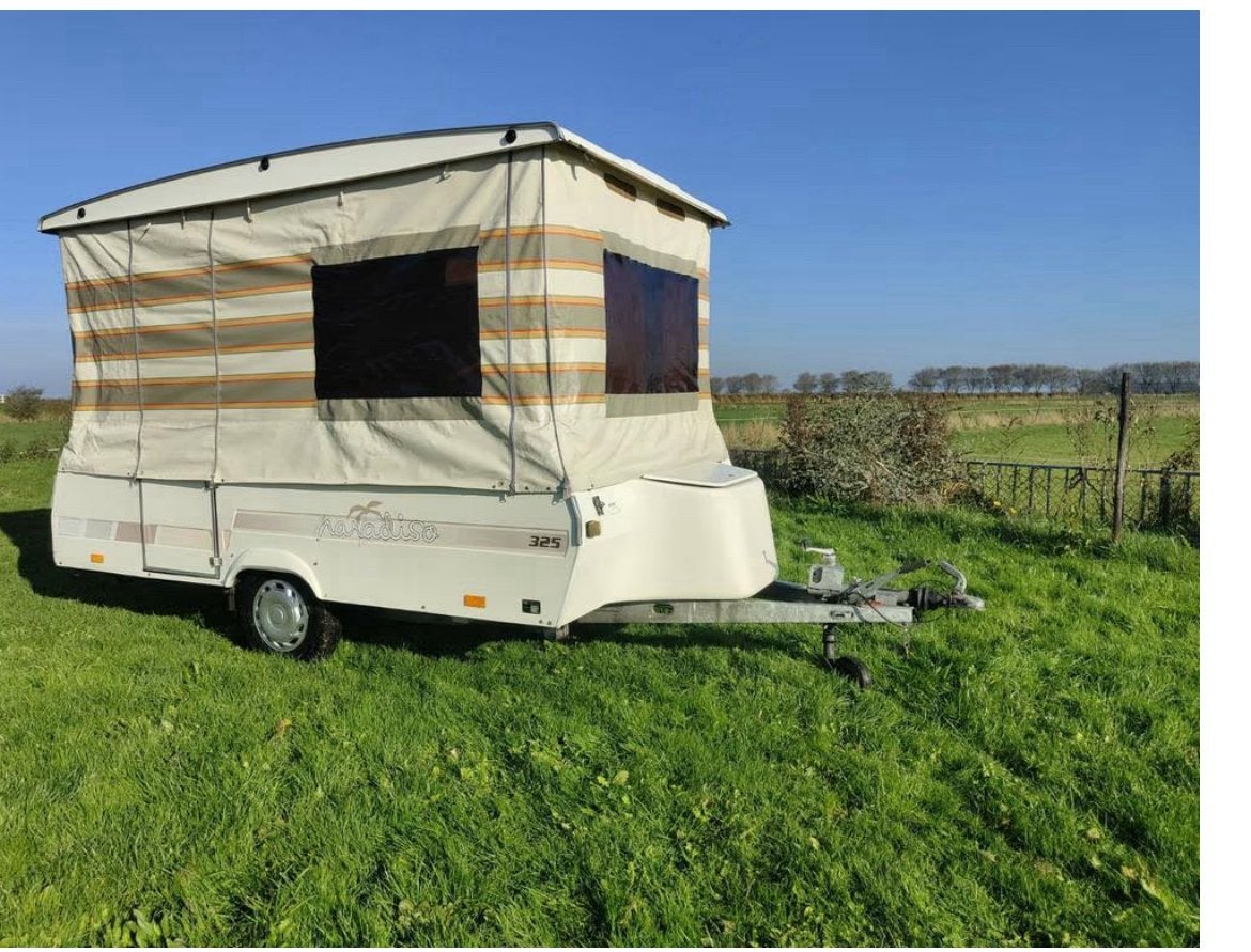 Paradiso vouwwagen type  325, Caravans en Kamperen, Ophalen, Tot en met 4