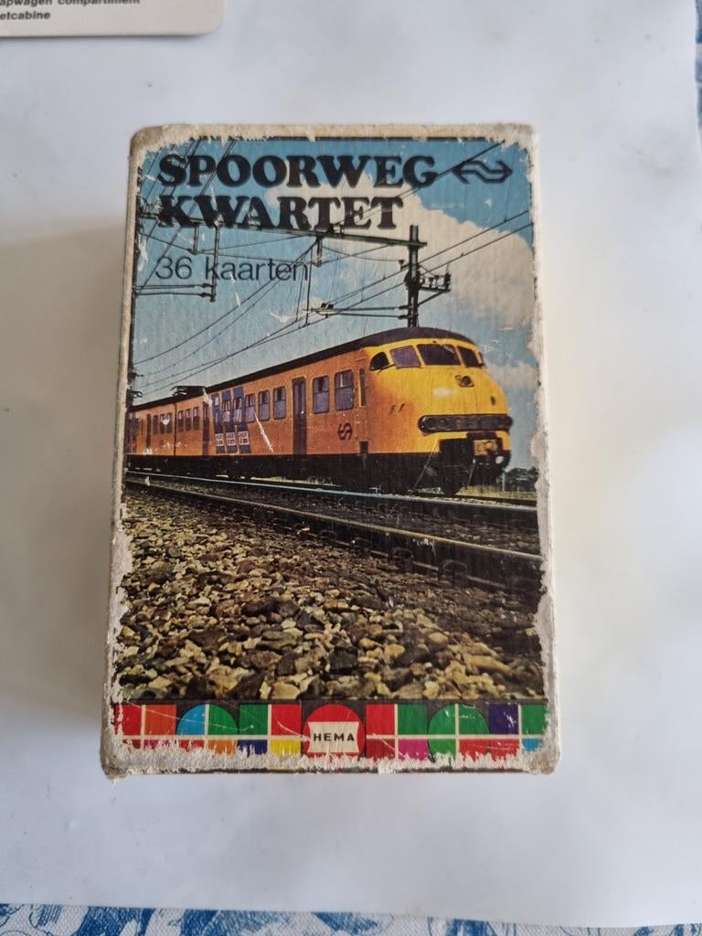 Spoorwegkwartet HEMA, Drie of vier spelers, Ophalen of Verzenden, Gebruikt, HEMA