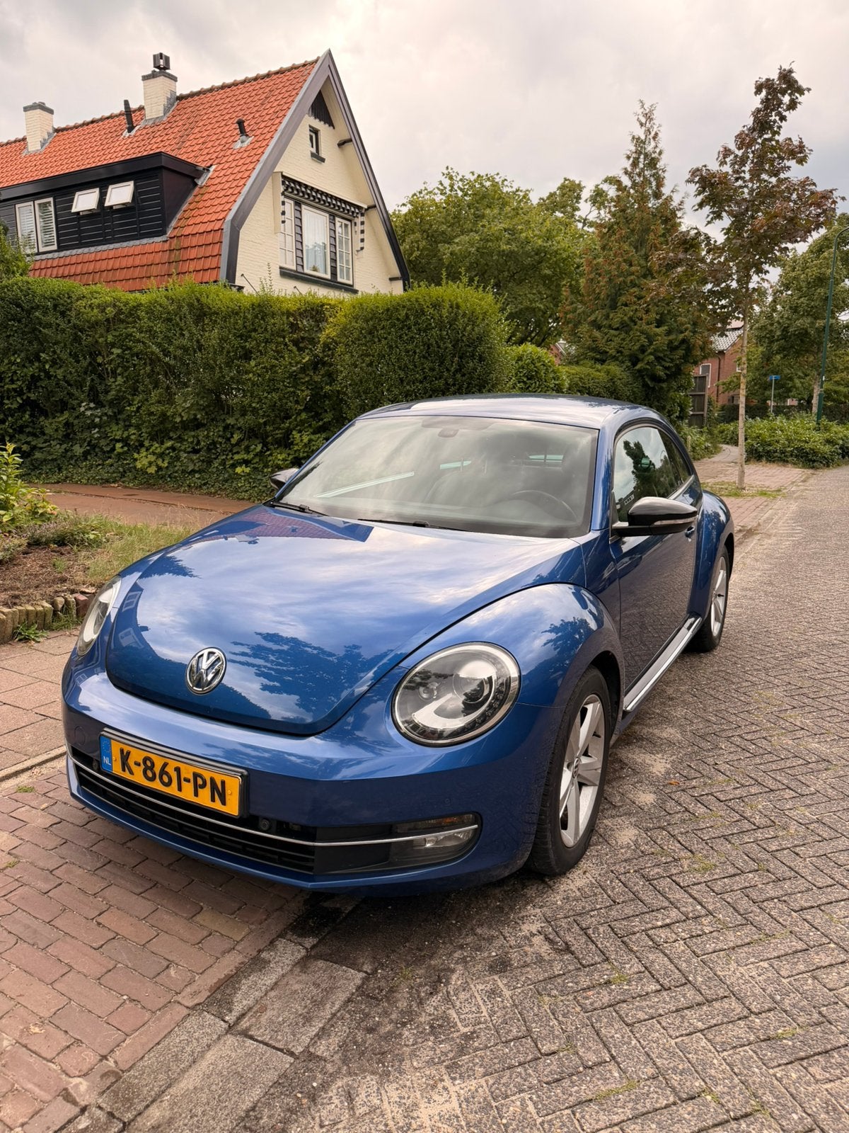 Volkswagen Beetle (Kever) 1.4 TSI Design 118KW 2012 Blauw, Auto's, Voorwielaandrijving, 4 cilinders, Handgeschakeld, 1259 kg