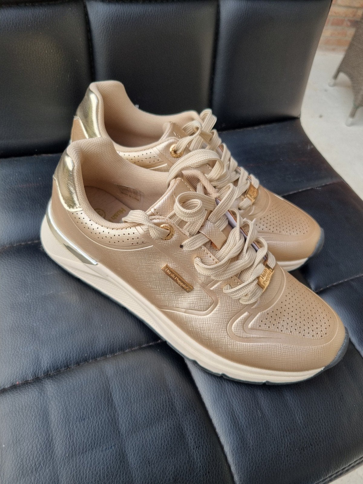 Hush Puppies Sneakers - Roze Goud/Brons. maat 37 - Maat 37 -, Ophalen of Verzenden