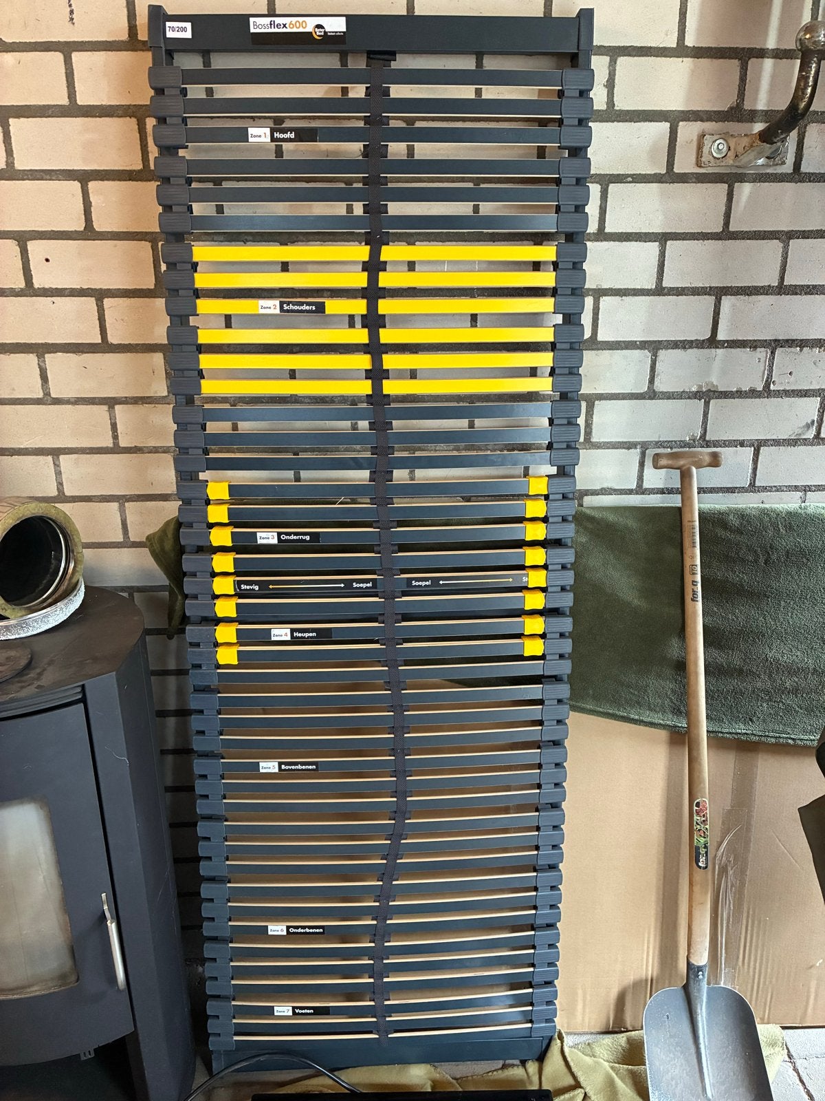 Lattenbodem Bosflex 600 - 70x200 cm, Ophalen, Nieuw, Bedbodem, 200 cm